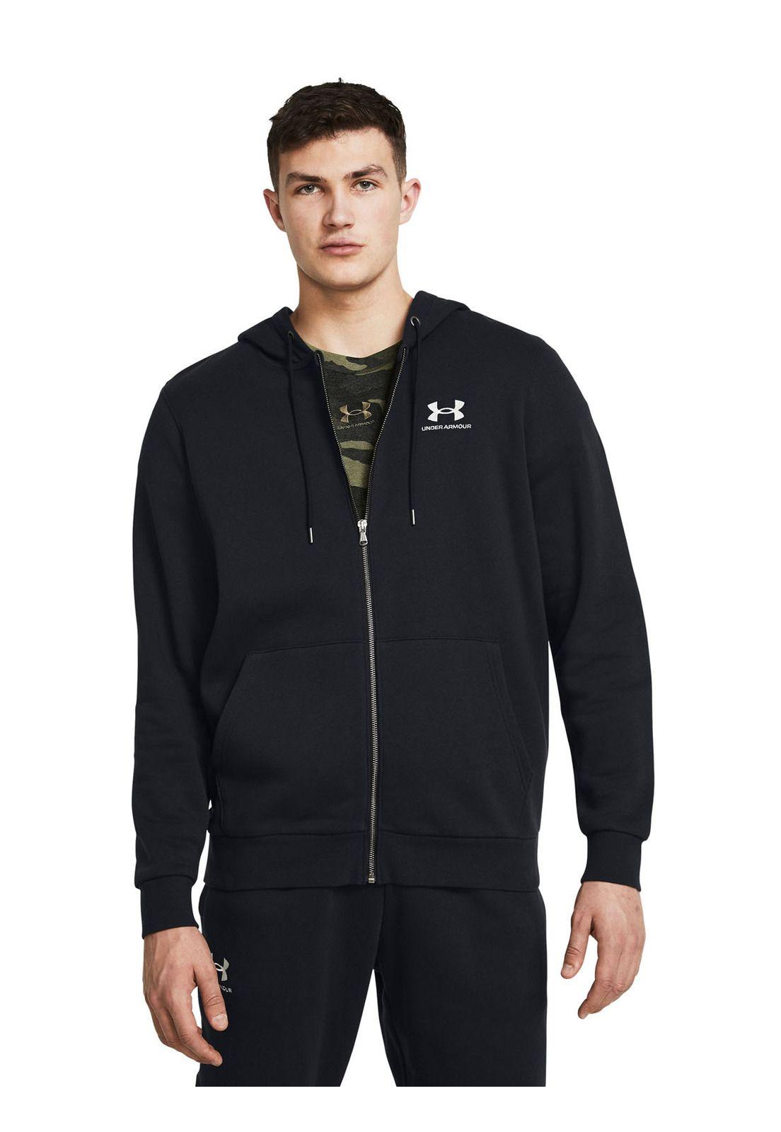 Polerón UA Icon Fleece hombre Negro-3