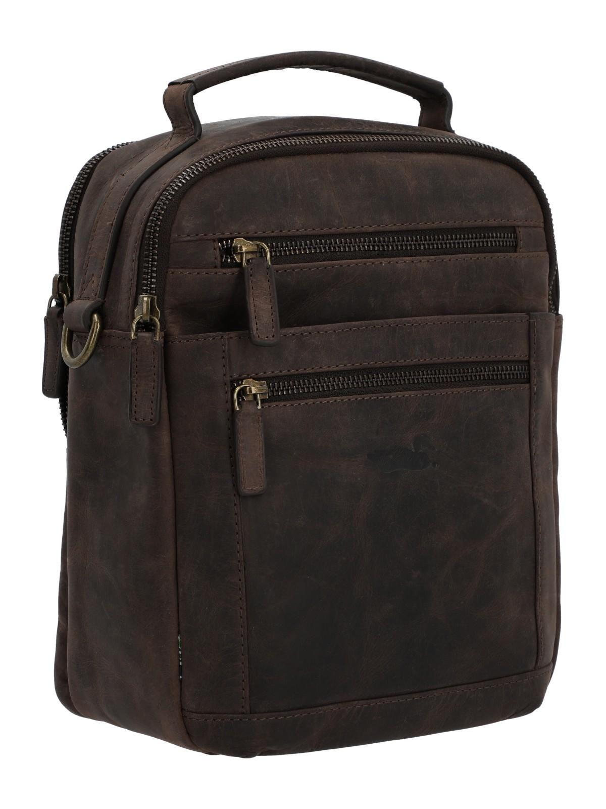 Maletín Cuero Unisex Ks Russell Cross Café-2