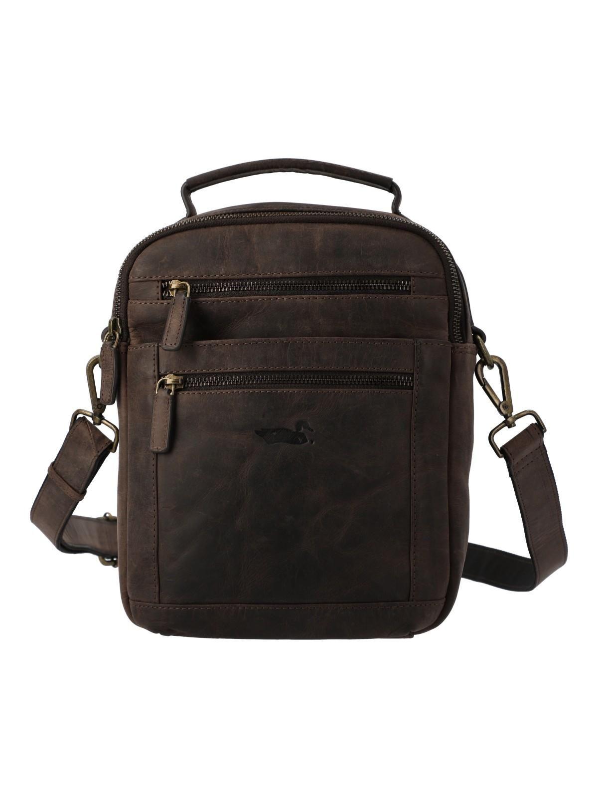 Maletín Cuero Unisex Ks Russell Cross Café-4