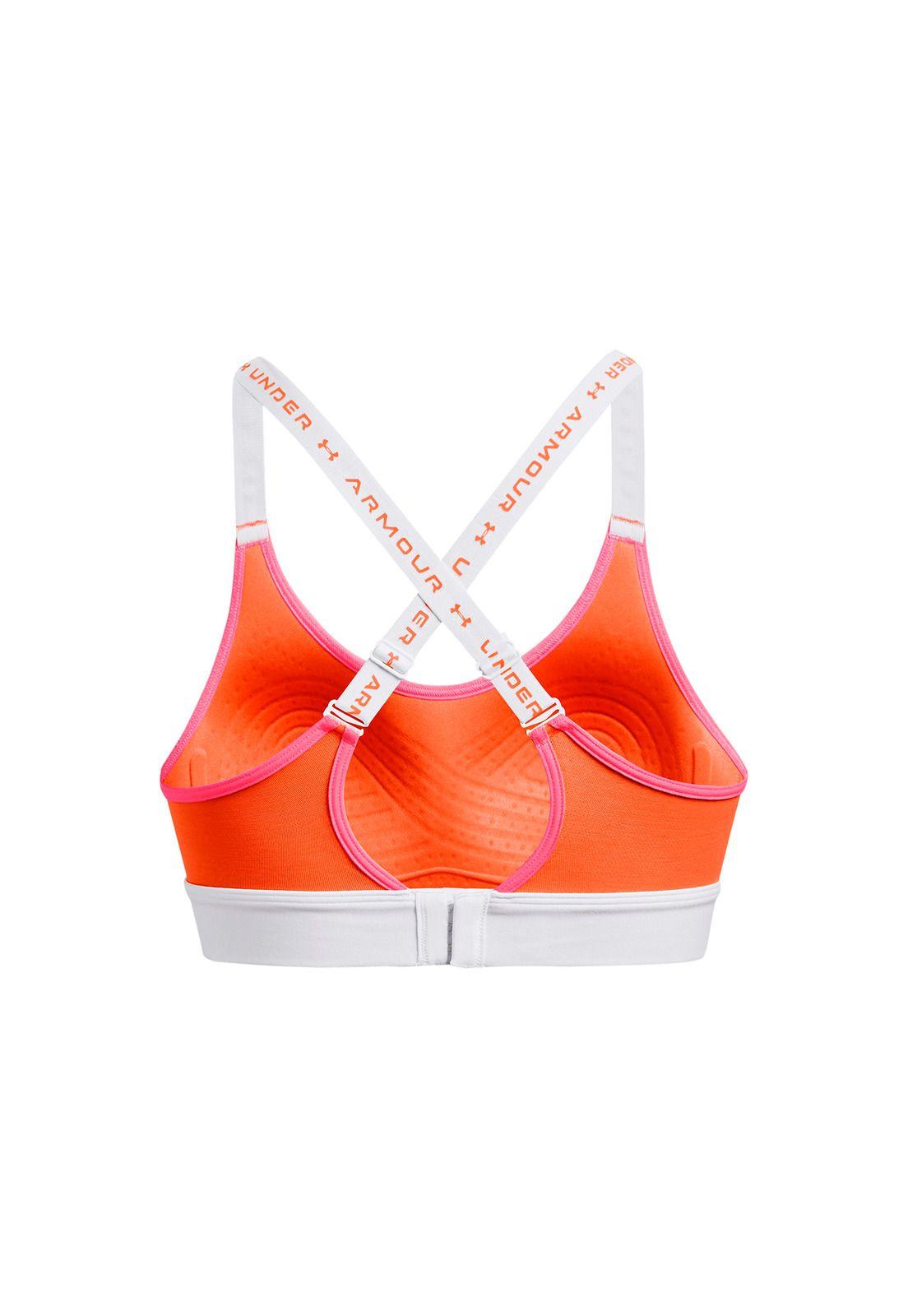 Peto Run Deportivo Infinity Mid Naranja Mujer-1