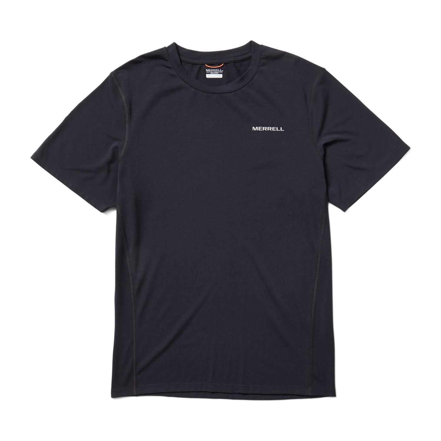 Polera Manga Corta Hombre Tencel Negro-0
