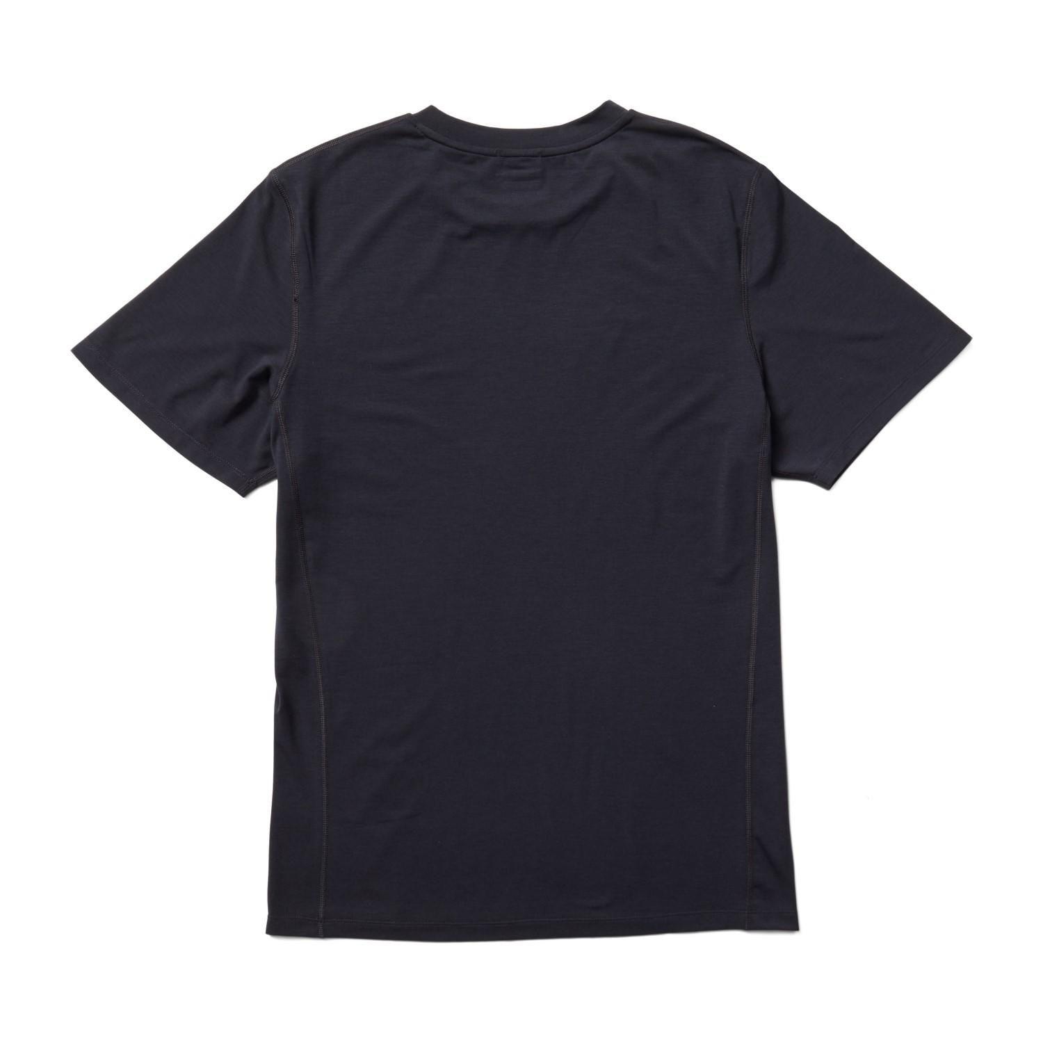 Polera Manga Corta Hombre Tencel Negro-1