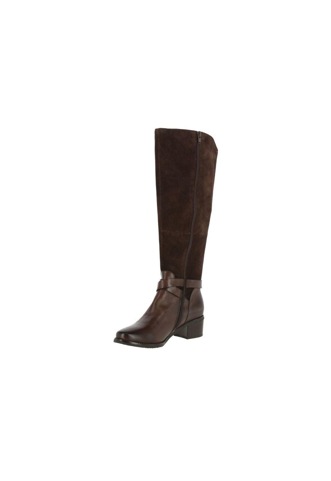 Bota Cuero Lucette Dk Brown-1