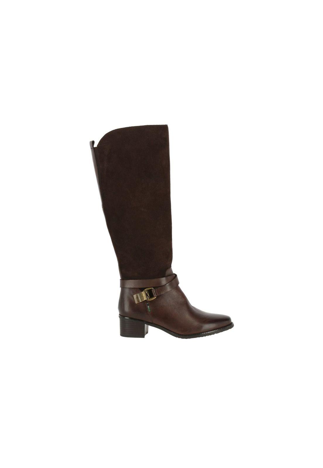 Bota Cuero Lucette Dk Brown-3