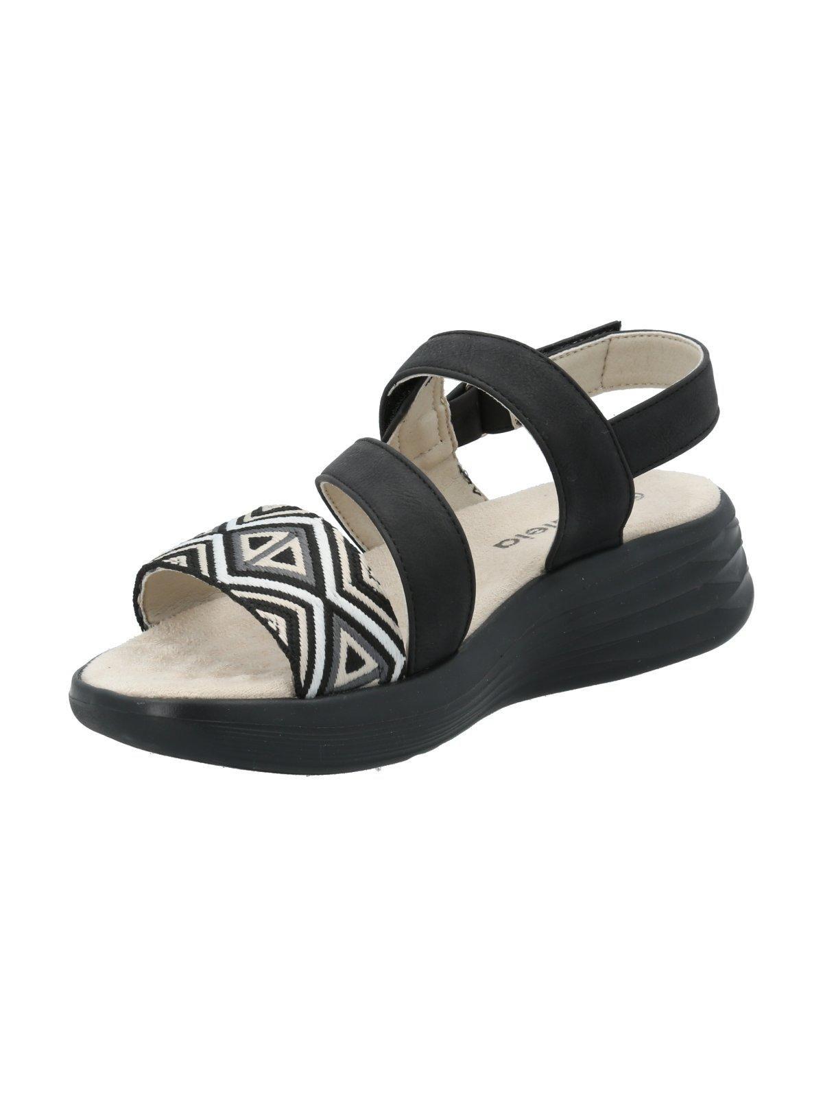 Sandalia Mujer Idara Negro-4