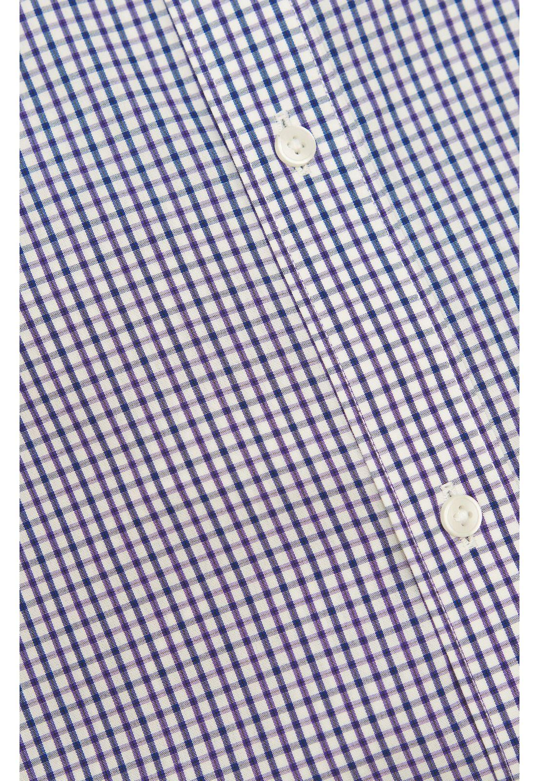 Camisa Libre De Arrugas Hombre WF Lila-4