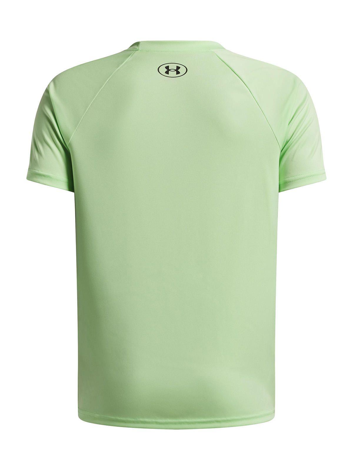 Polera M/C Niño Tech Split Wordmark Polera Verde-1