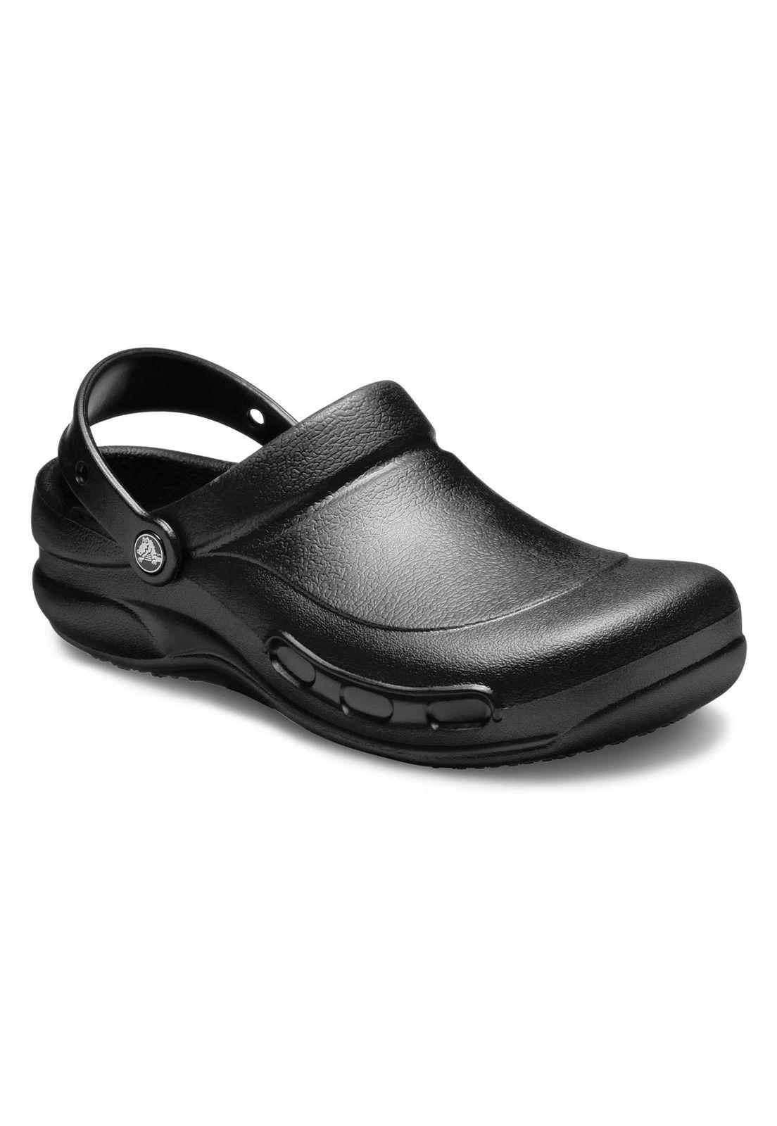 Zueco Crocs Hombre Bistro Work Clog Negro-6