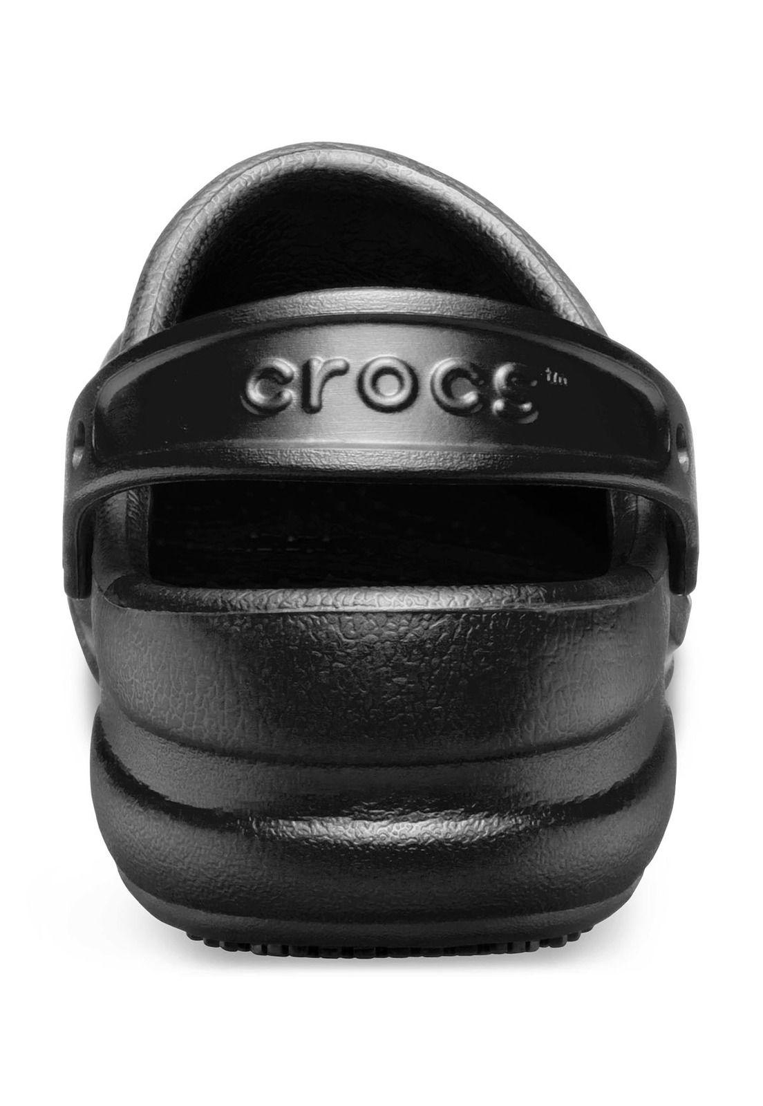 Zueco Crocs Hombre Bistro Work Clog Negro-7
