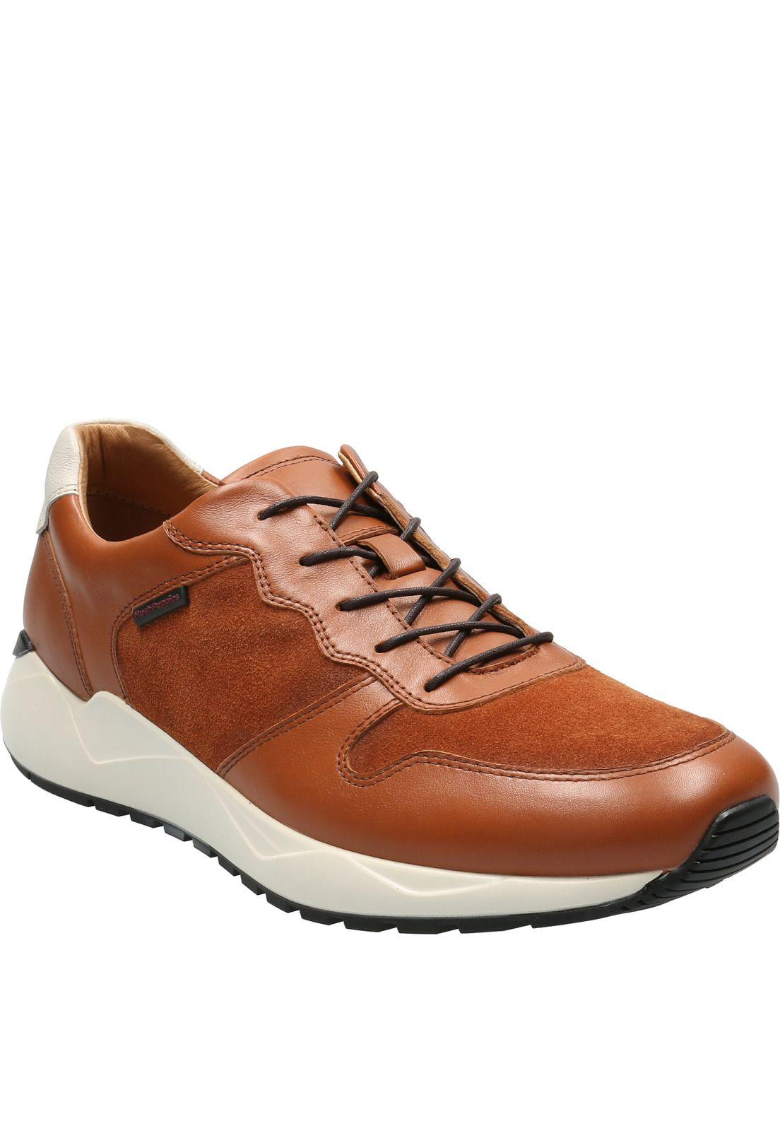 Zapatilla Cuero Hombre Suez Café-0