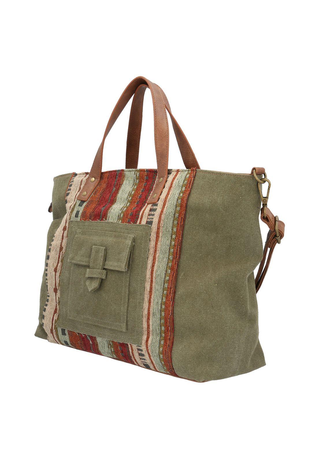 Cartera Mujer Wagga Tote Verde-1