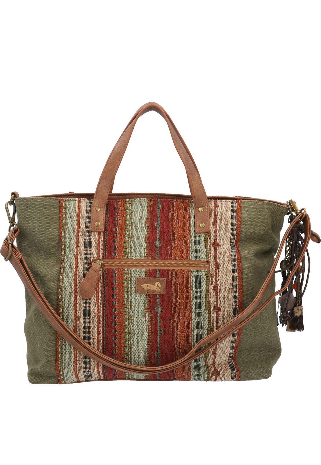 Cartera Mujer Wagga Tote Verde-2