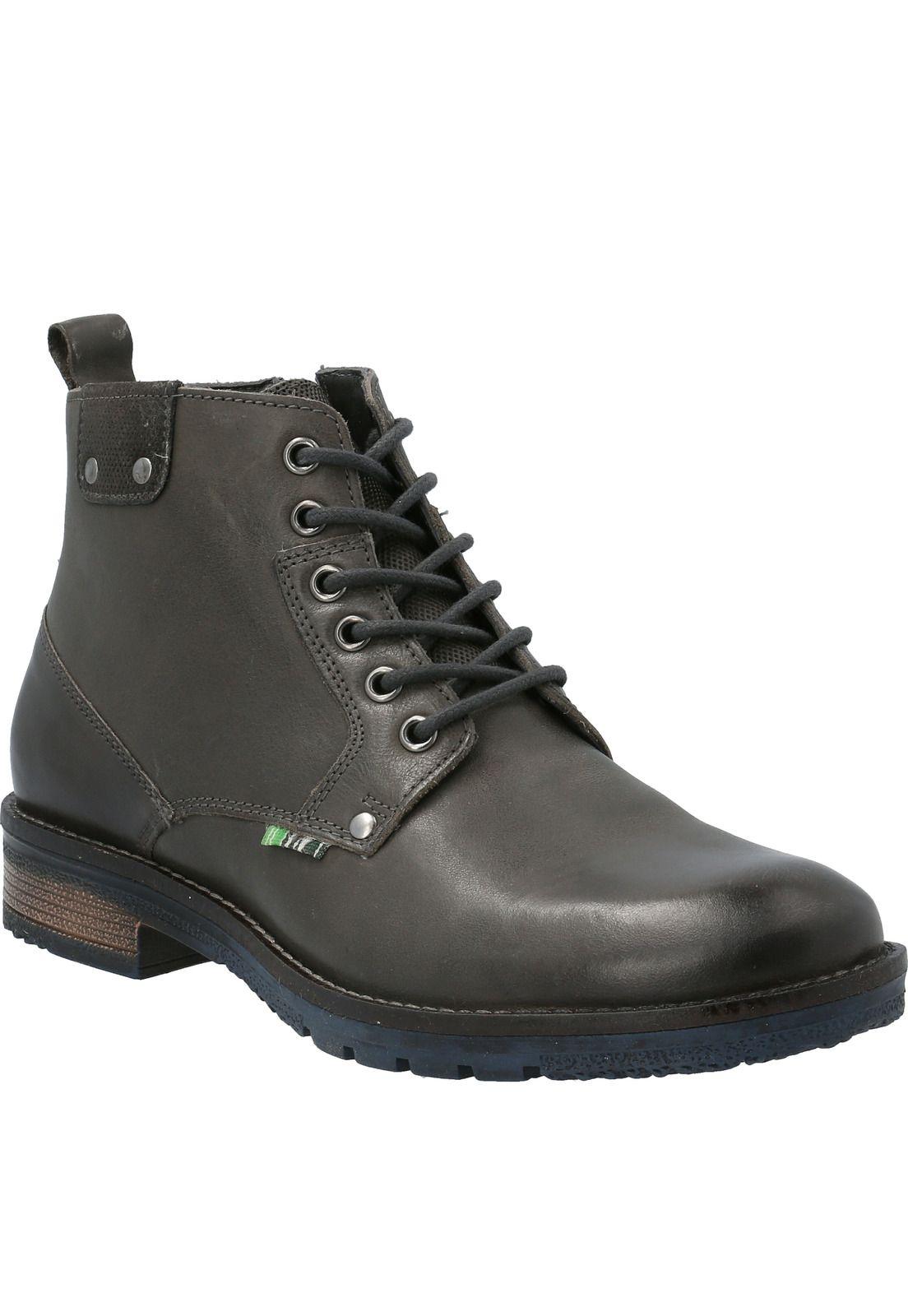 Botin Cuero Porter Gris Hombre-0