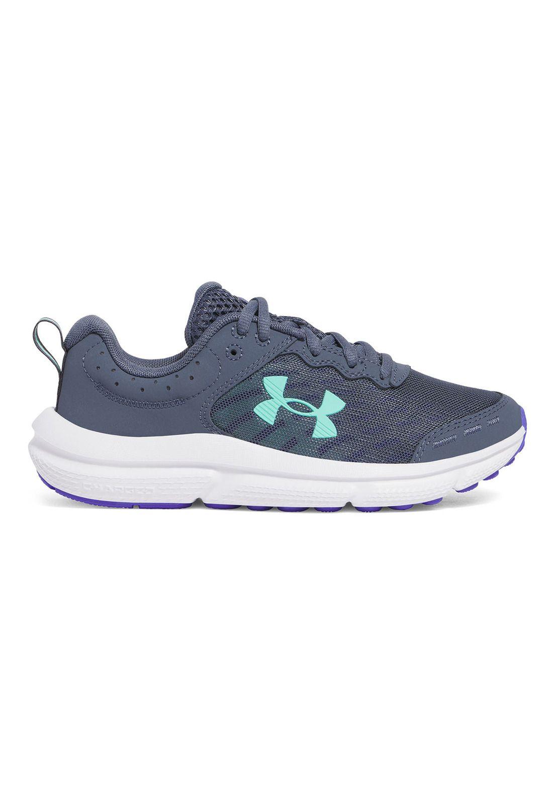 Zapatillas run Assert 10 para niñas Azul-0