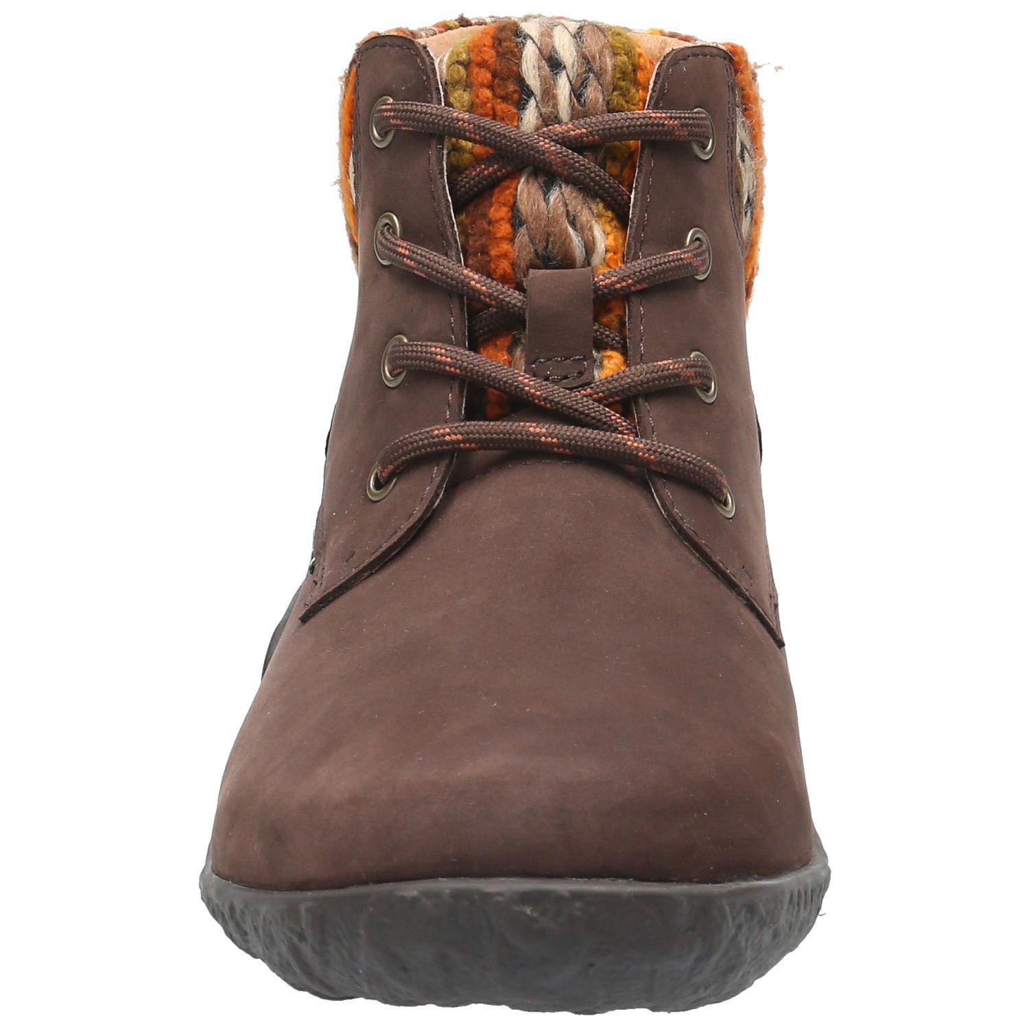 Botín Cuero Mujer Betta Café Oscuro-3