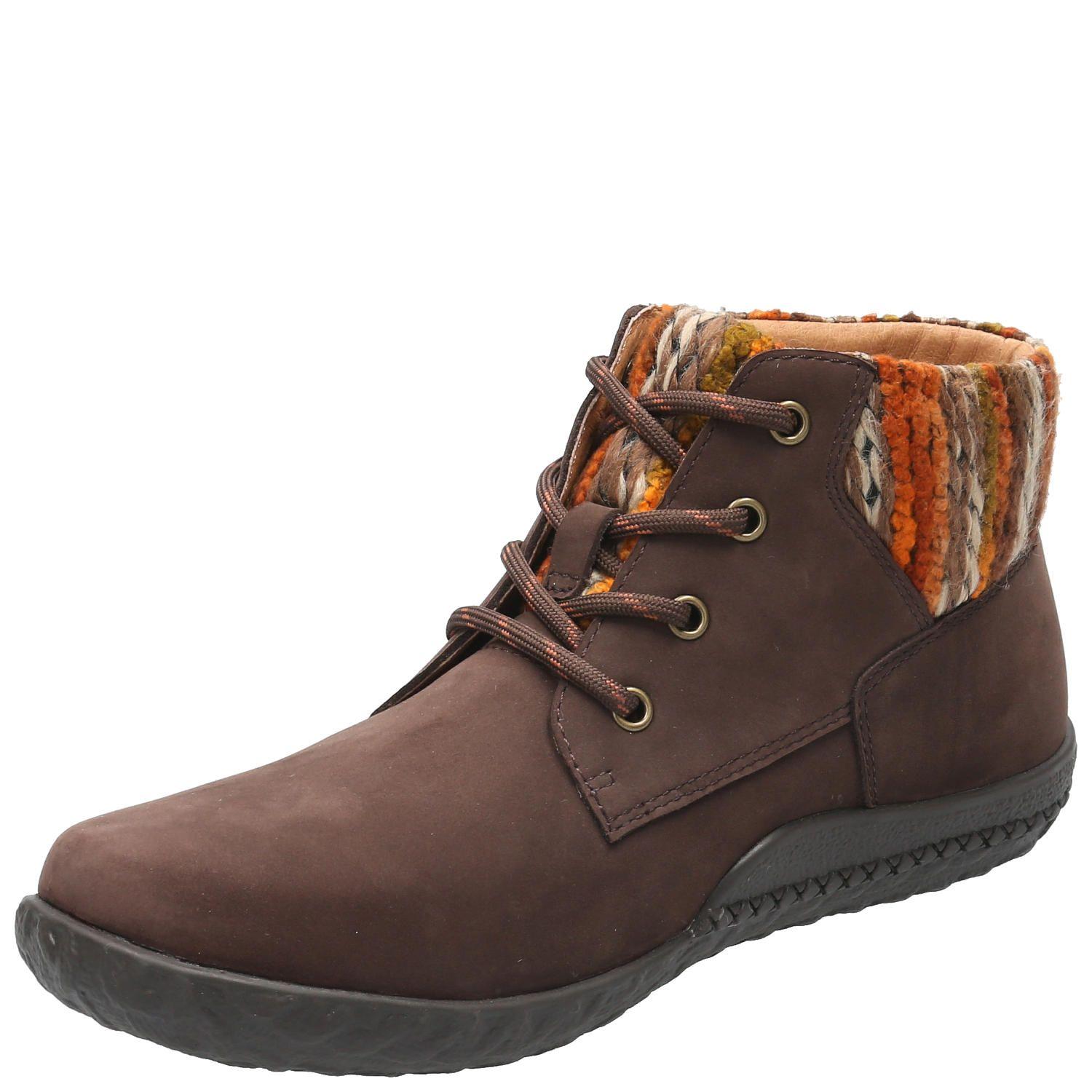 Botín Cuero Mujer Betta Café Oscuro-4