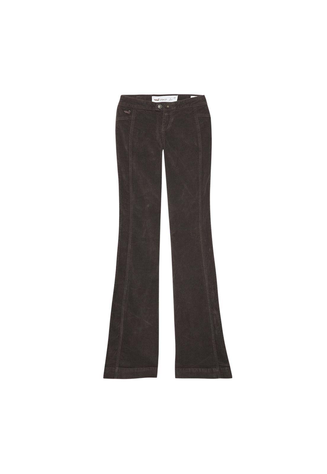 Pantalón Algodón Mujer Rise Café-0