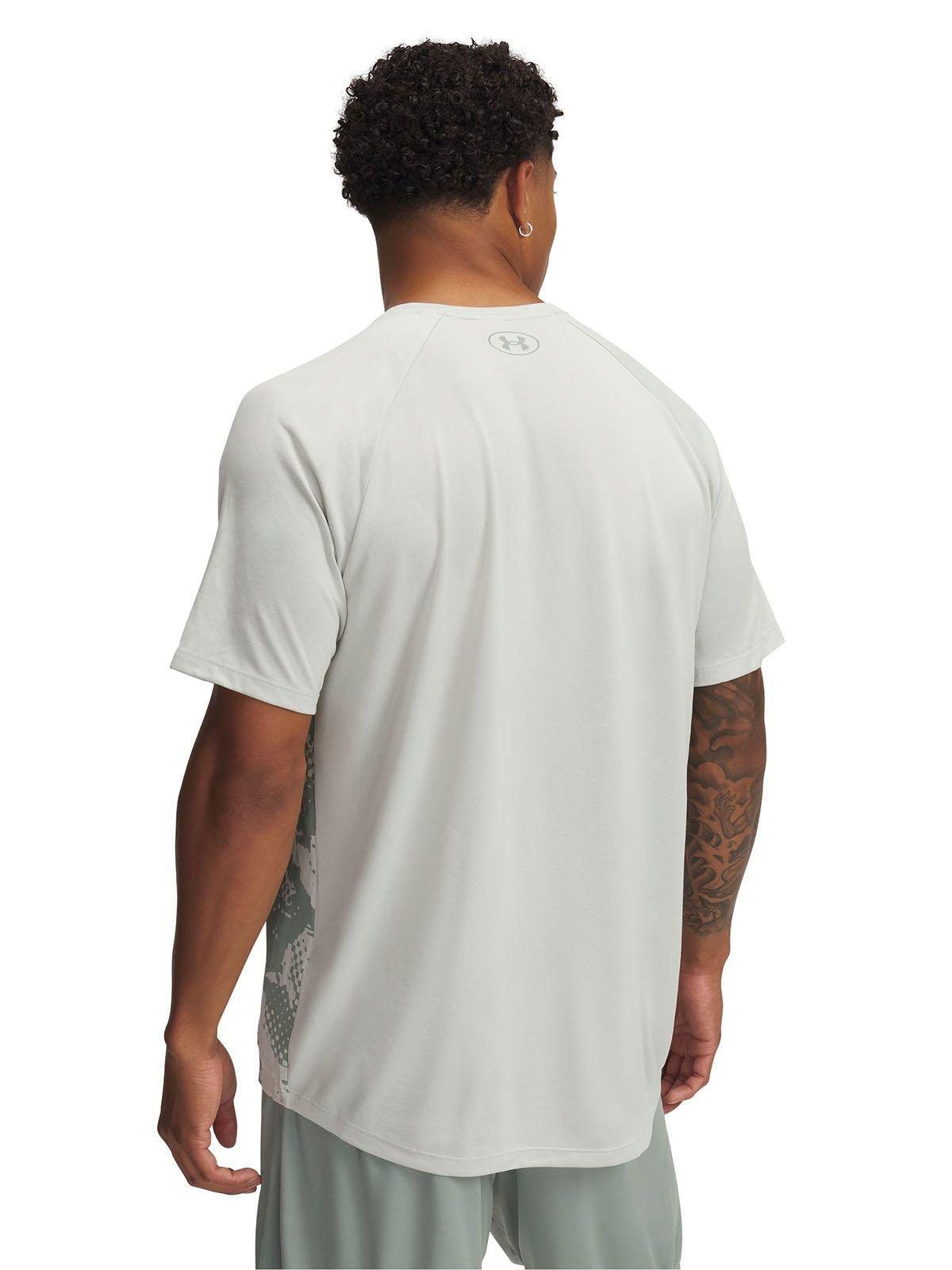 Polera Manga Corta Ua Tech Fade Verde Para Hombre-1