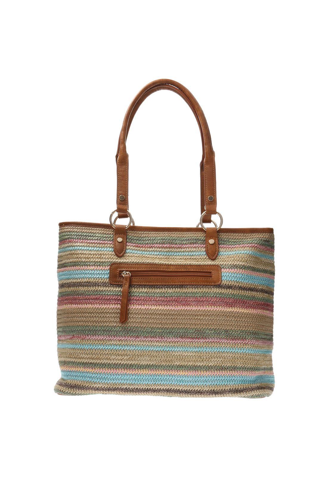 Cartera Casual Yatt Tote Café Mujer-2