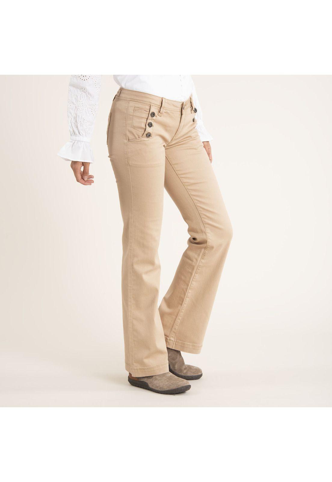 Pantalón Mujer Pacific Camel-2