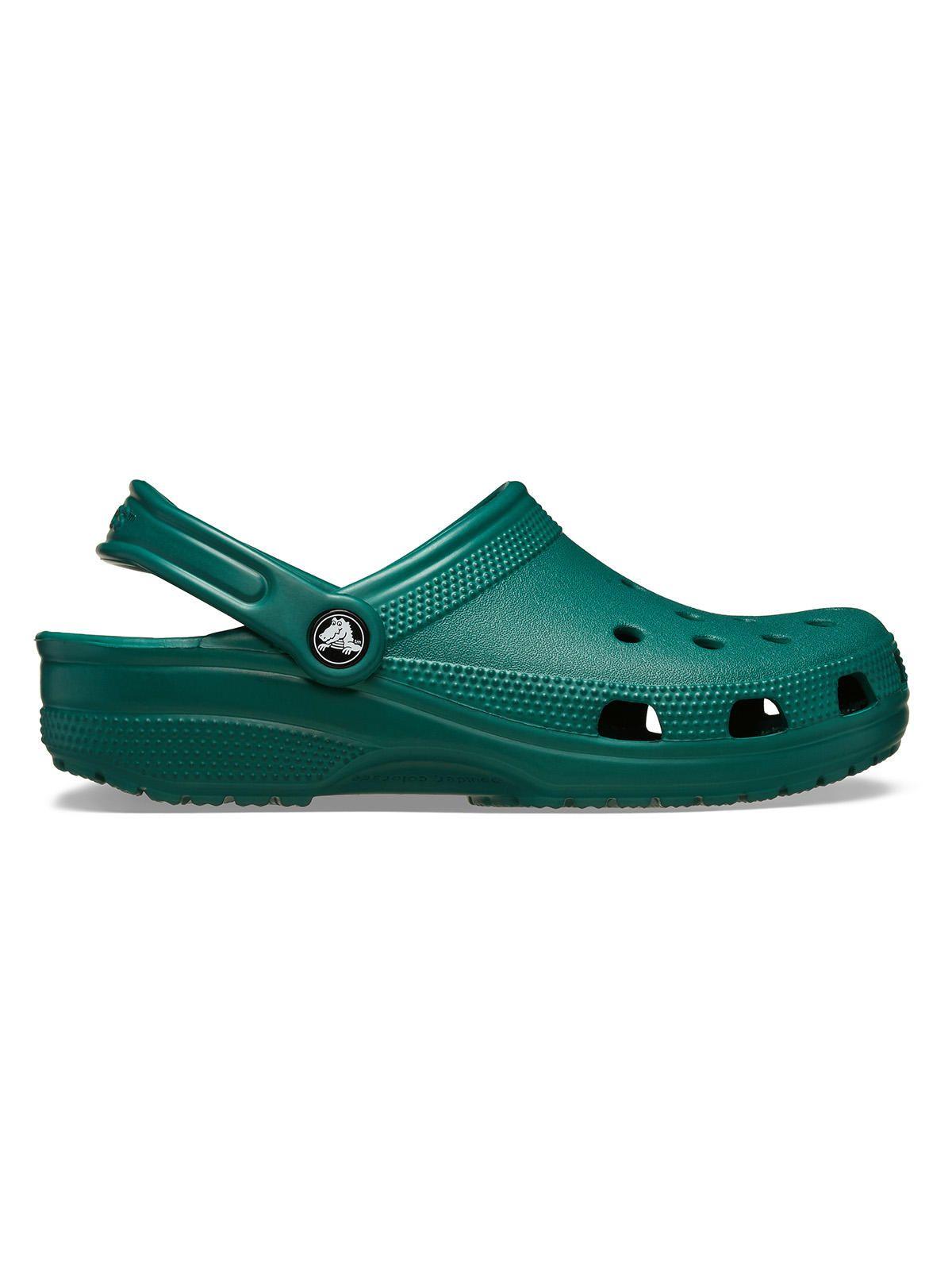 Zueco Crocs Hombre Classic Clog Verde Oscuro-0