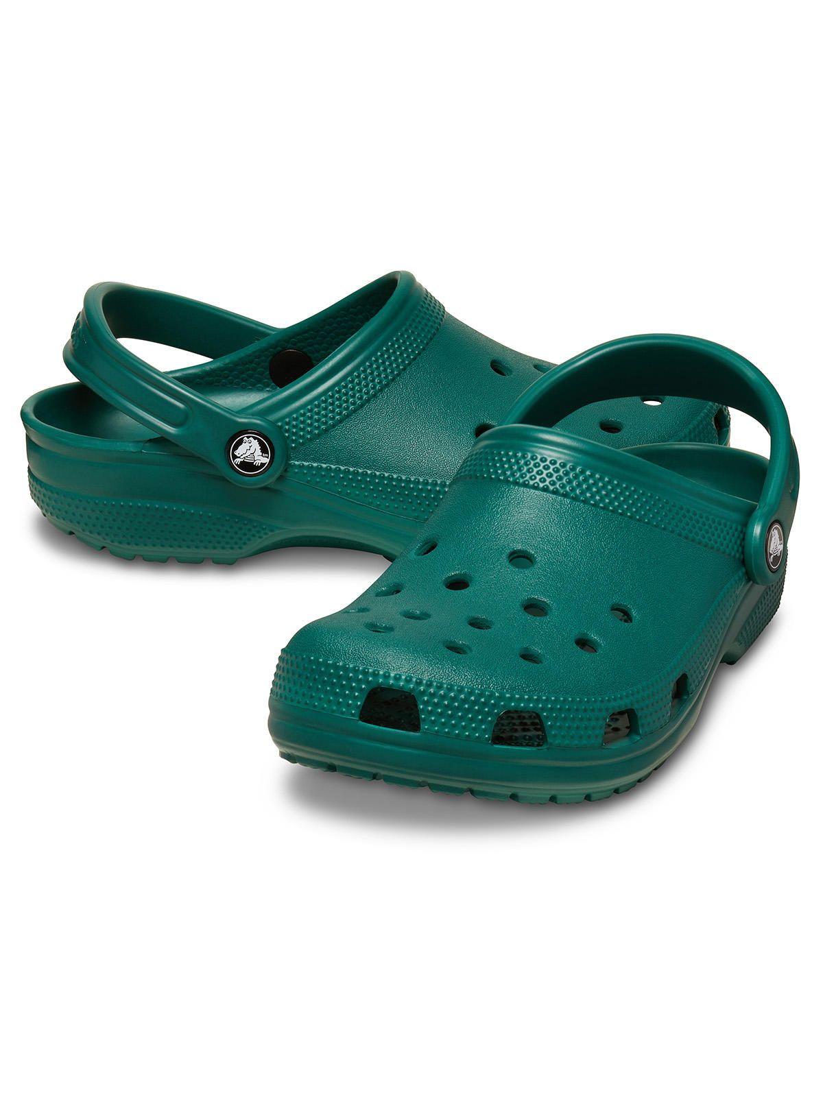Zueco Crocs Hombre Classic Clog Verde Oscuro-1