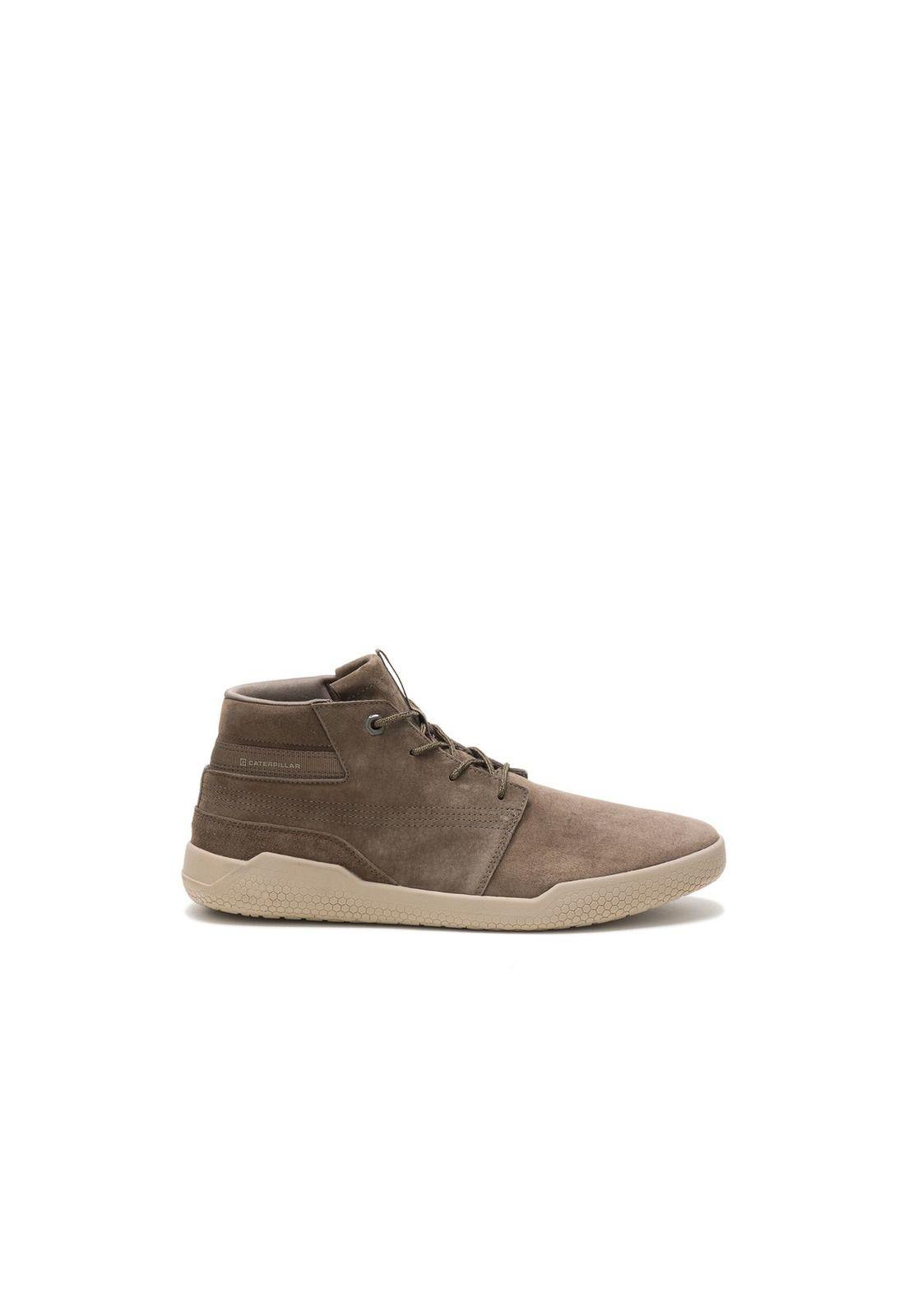Zapatilla Hombre  Con Caña Hex Mid Café-1