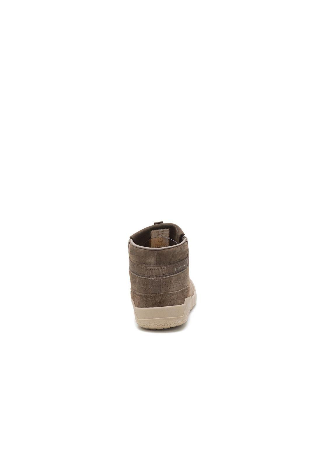 Zapatilla Hombre  Con Caña Hex Mid Café-4