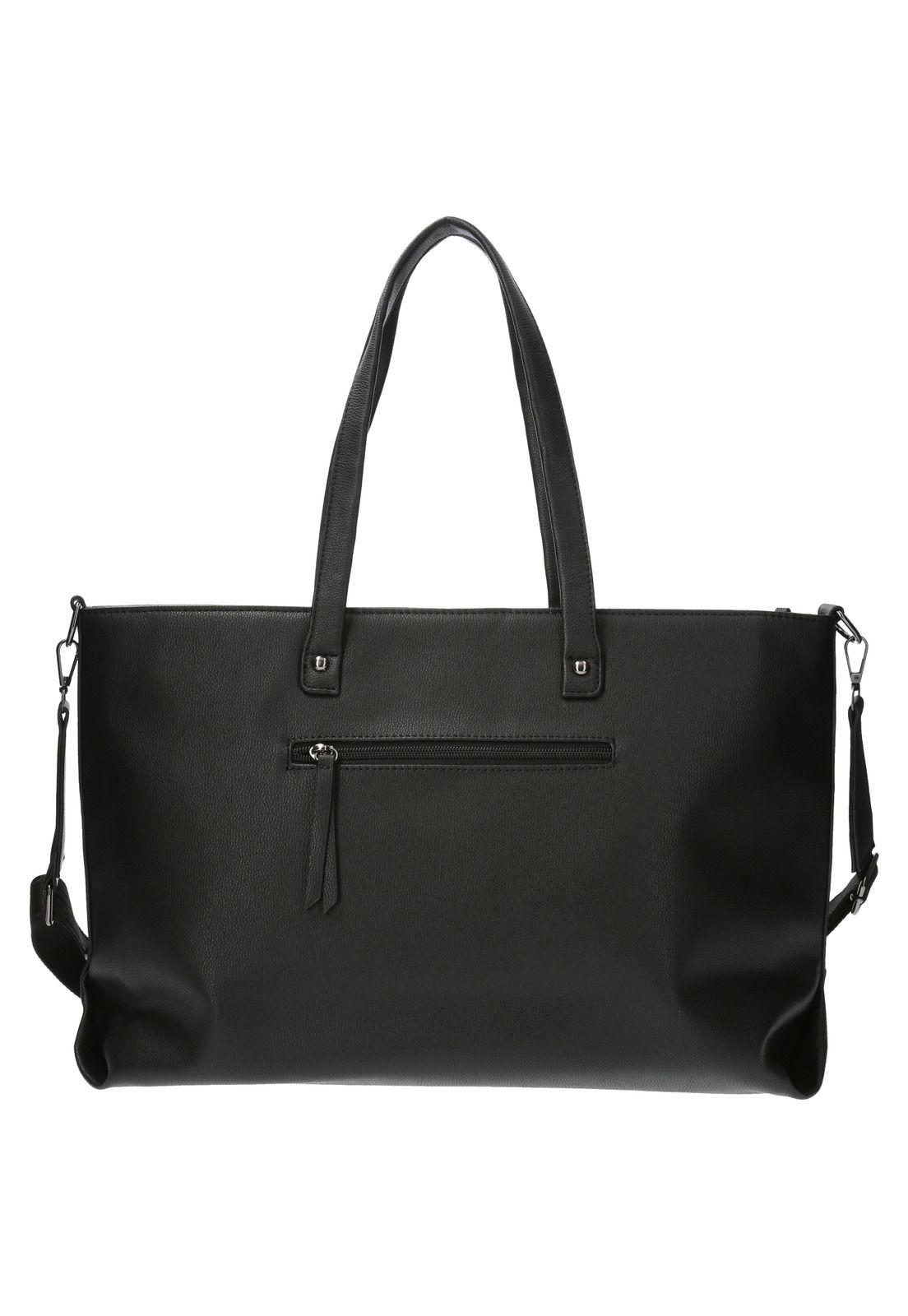 Cartera Hunter Tote Negro Mujer-2