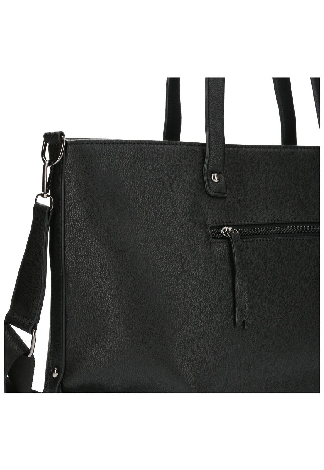 Cartera Hunter Tote Negro Mujer-3