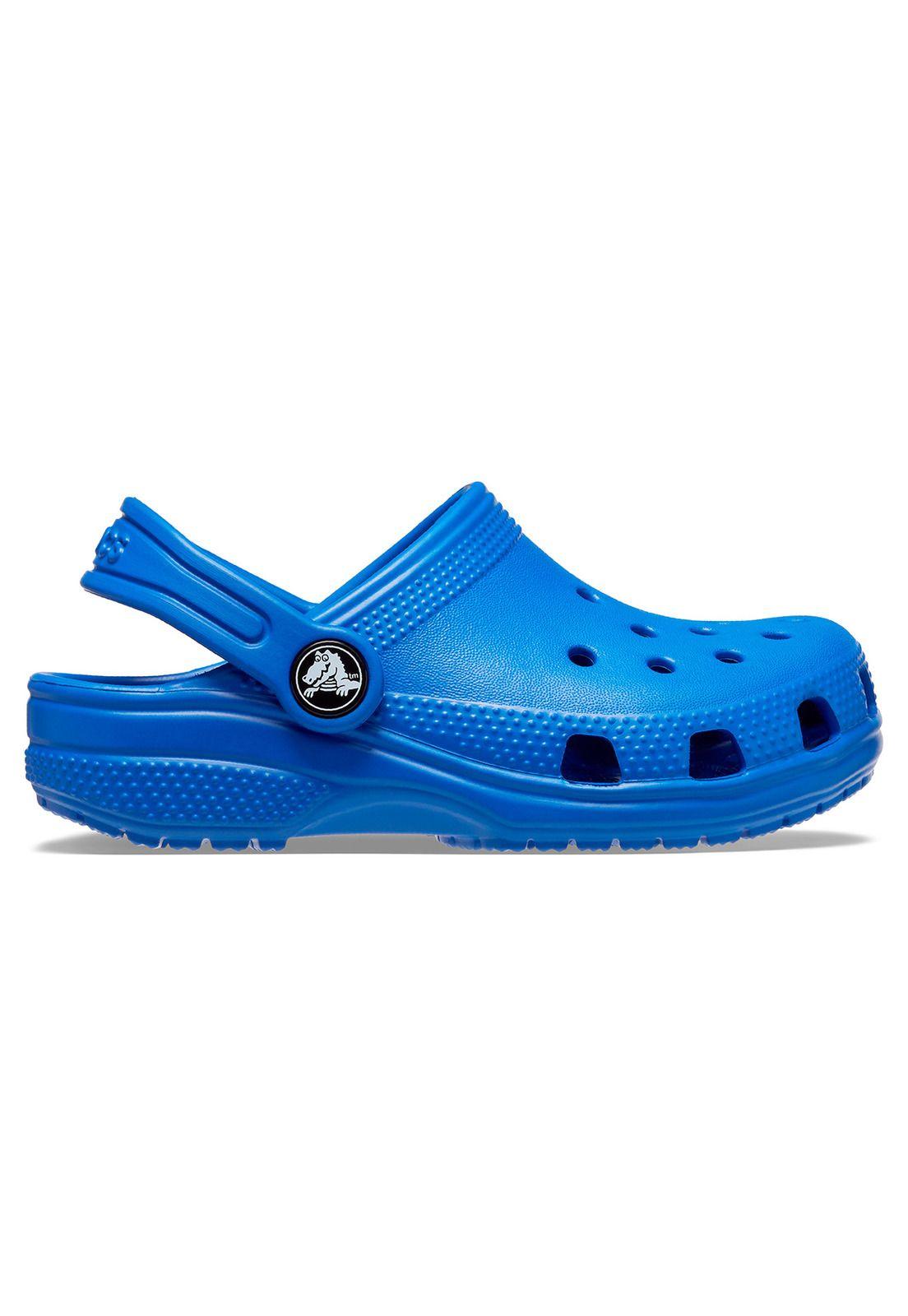 Zueco Crocs Niño Classic Clog T Azul-0