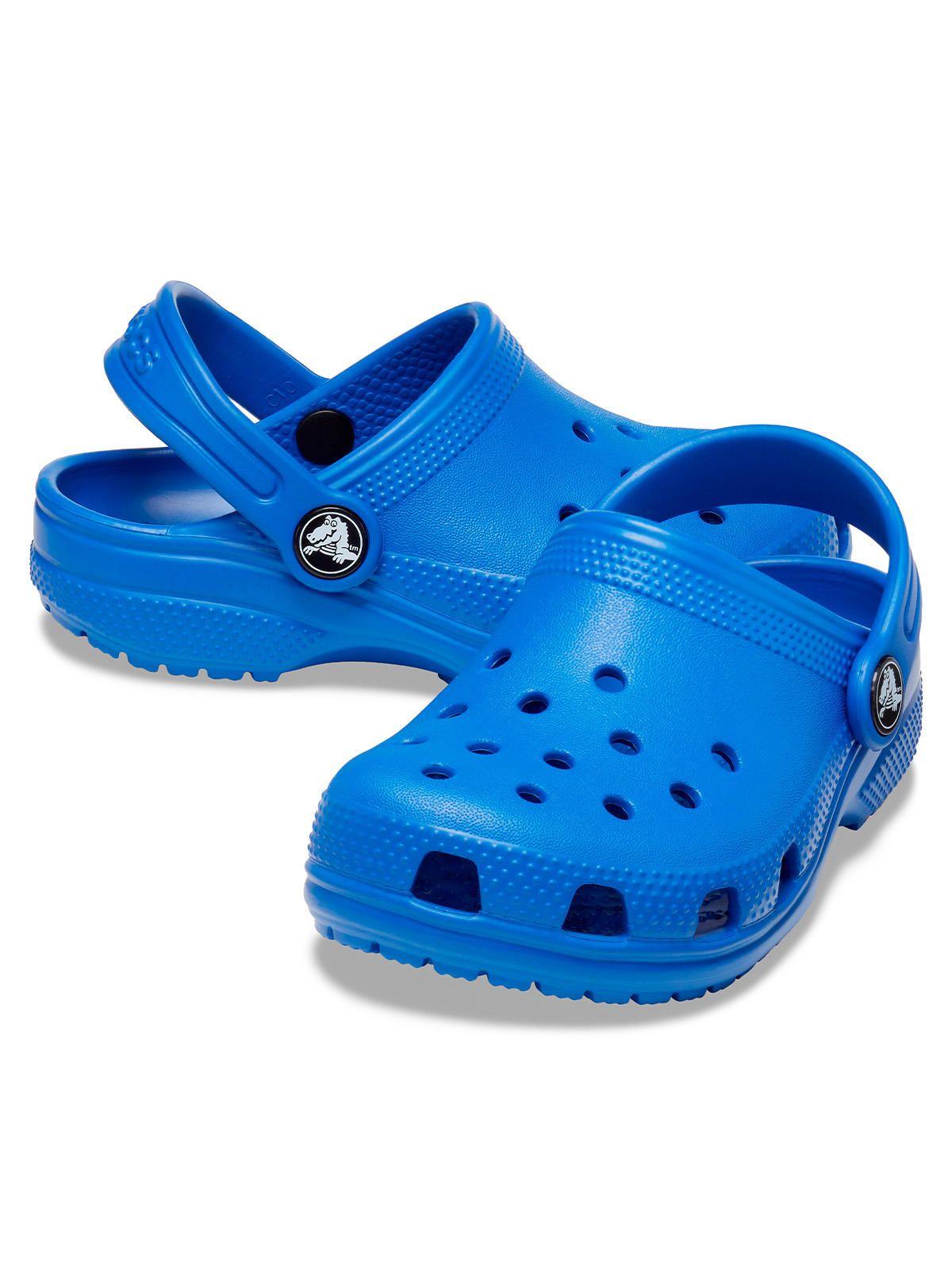 Zueco Crocs Niño Classic Clog T Azul-3