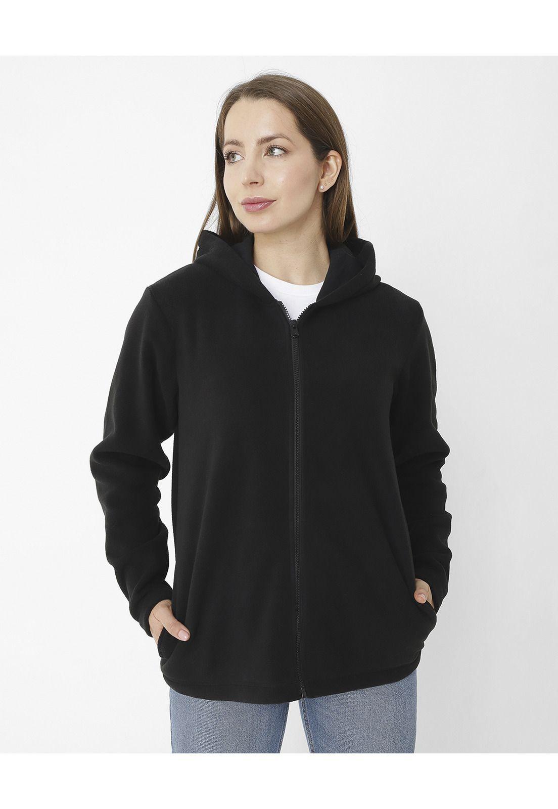 Polar W Quarter Zip Polar Negro Mujer-0