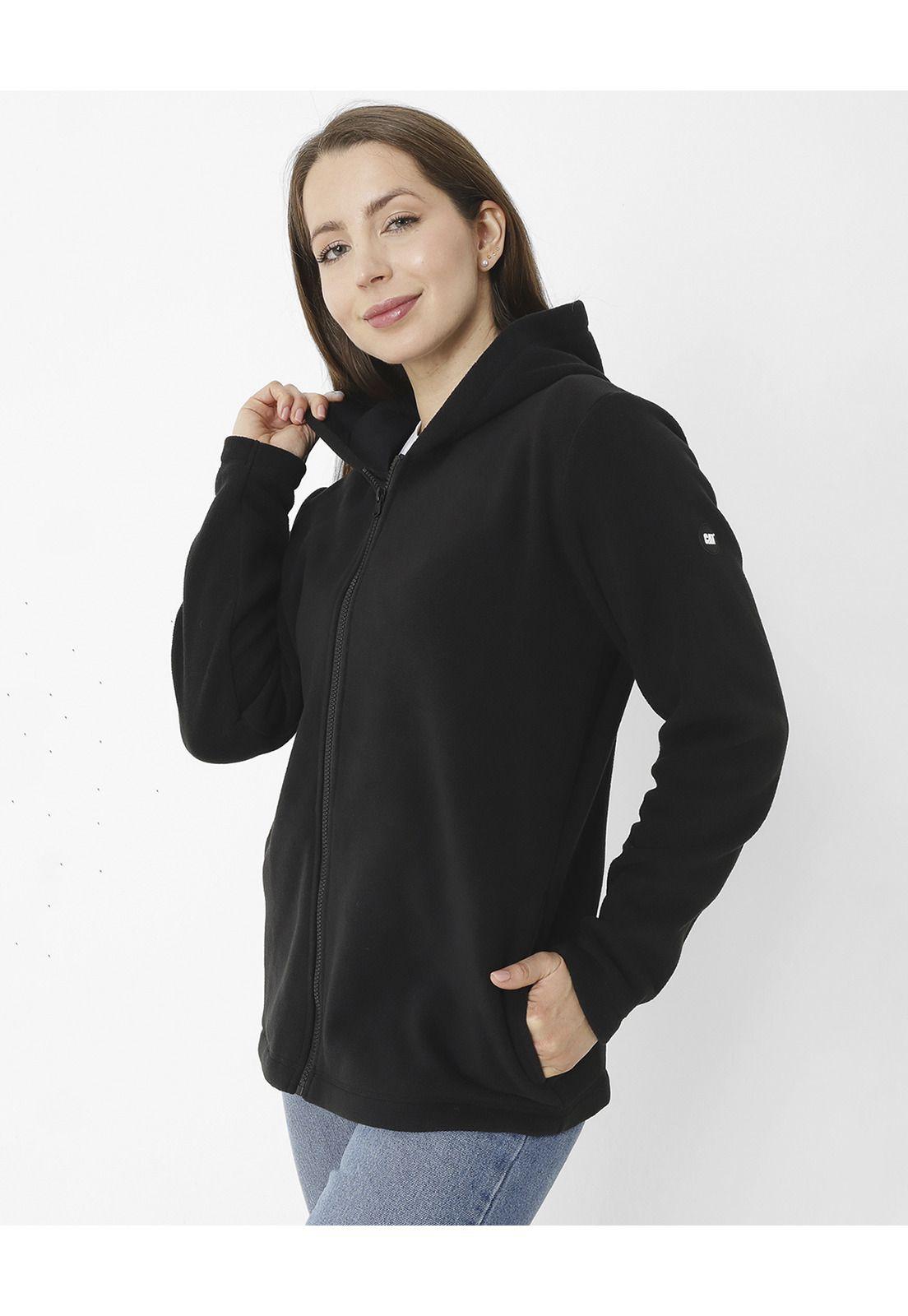 Polar W Quarter Zip Polar Negro Mujer-3