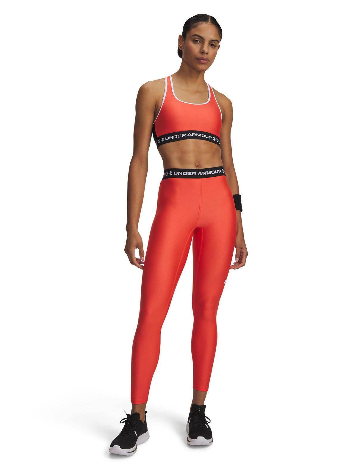 Calza Mujer Heatgear Legging Rojo-3