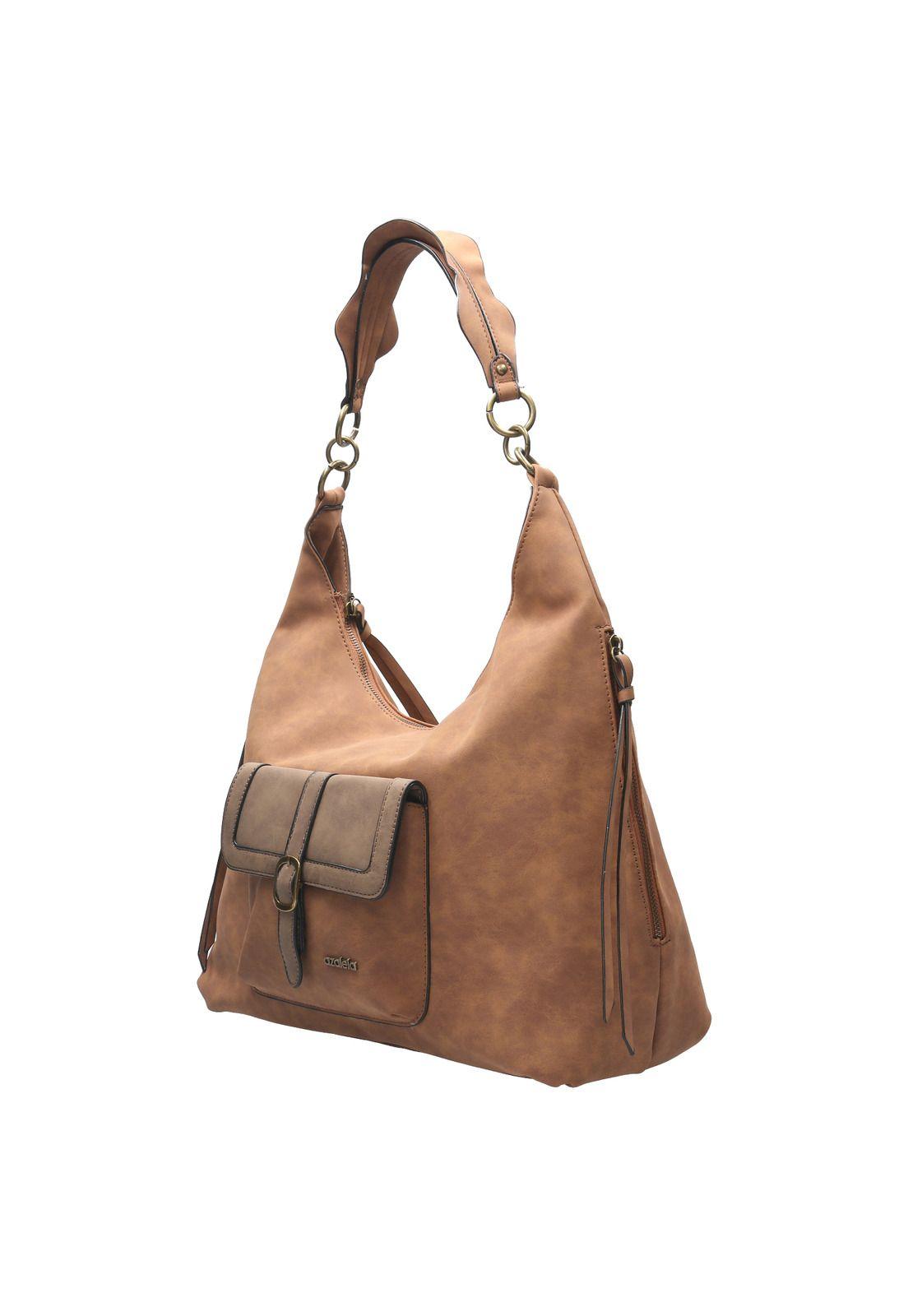 Cartera Convertible Mujer Glori Hobo Café-1