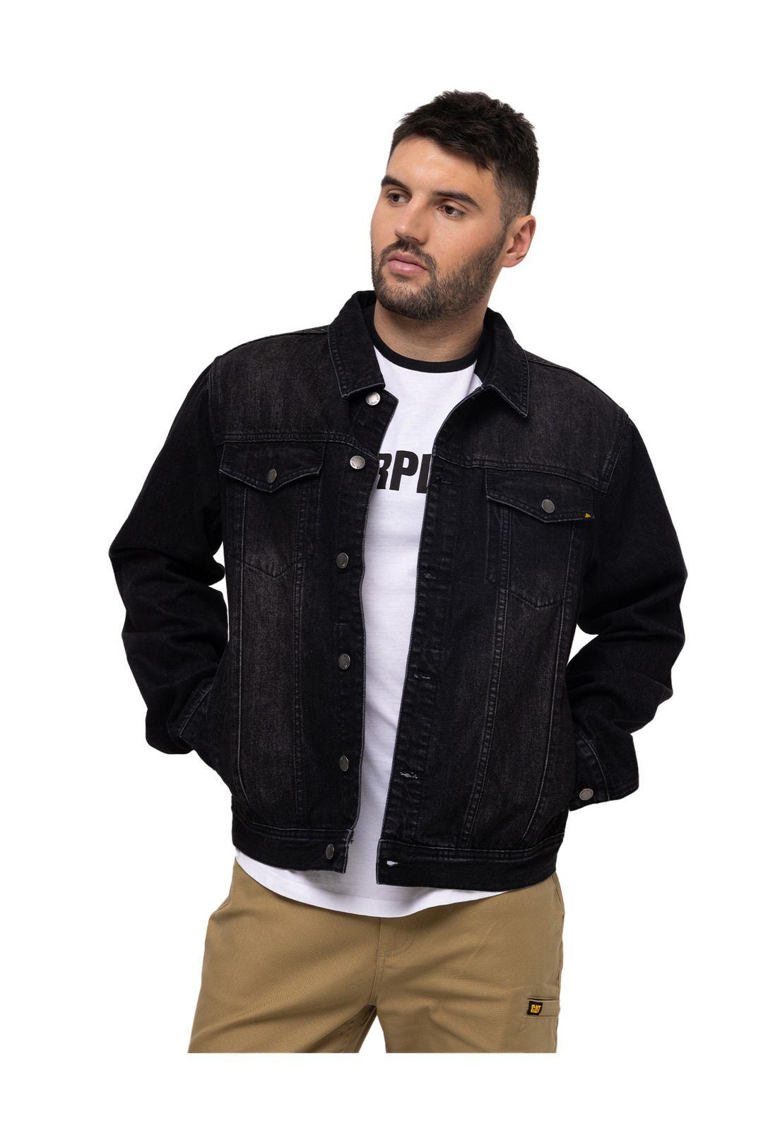 Chaqueta Foundation Denim Jac Gris Hombre-0