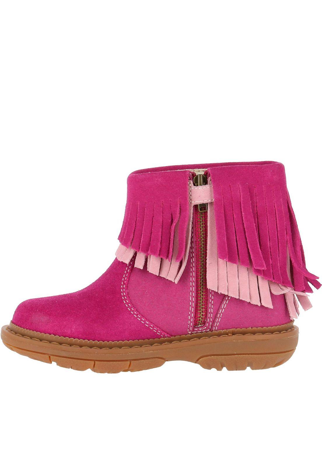Bota Cuero Beau Fucsia-3