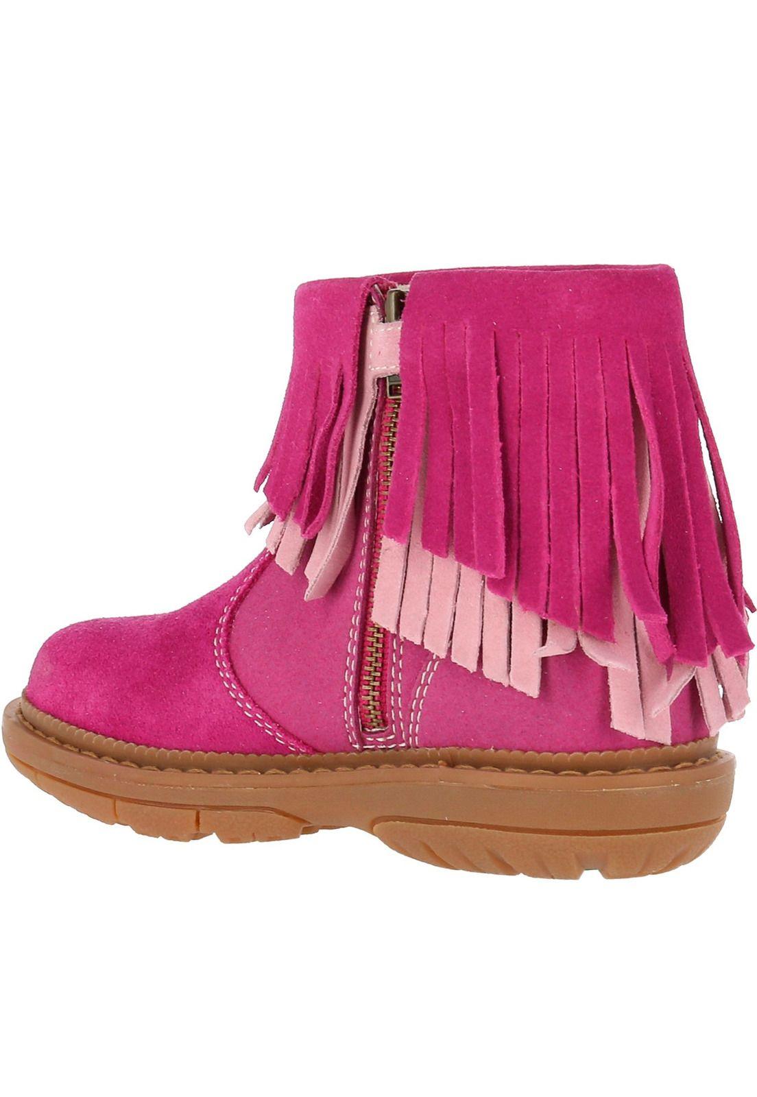 Bota Cuero Beau Fucsia-4