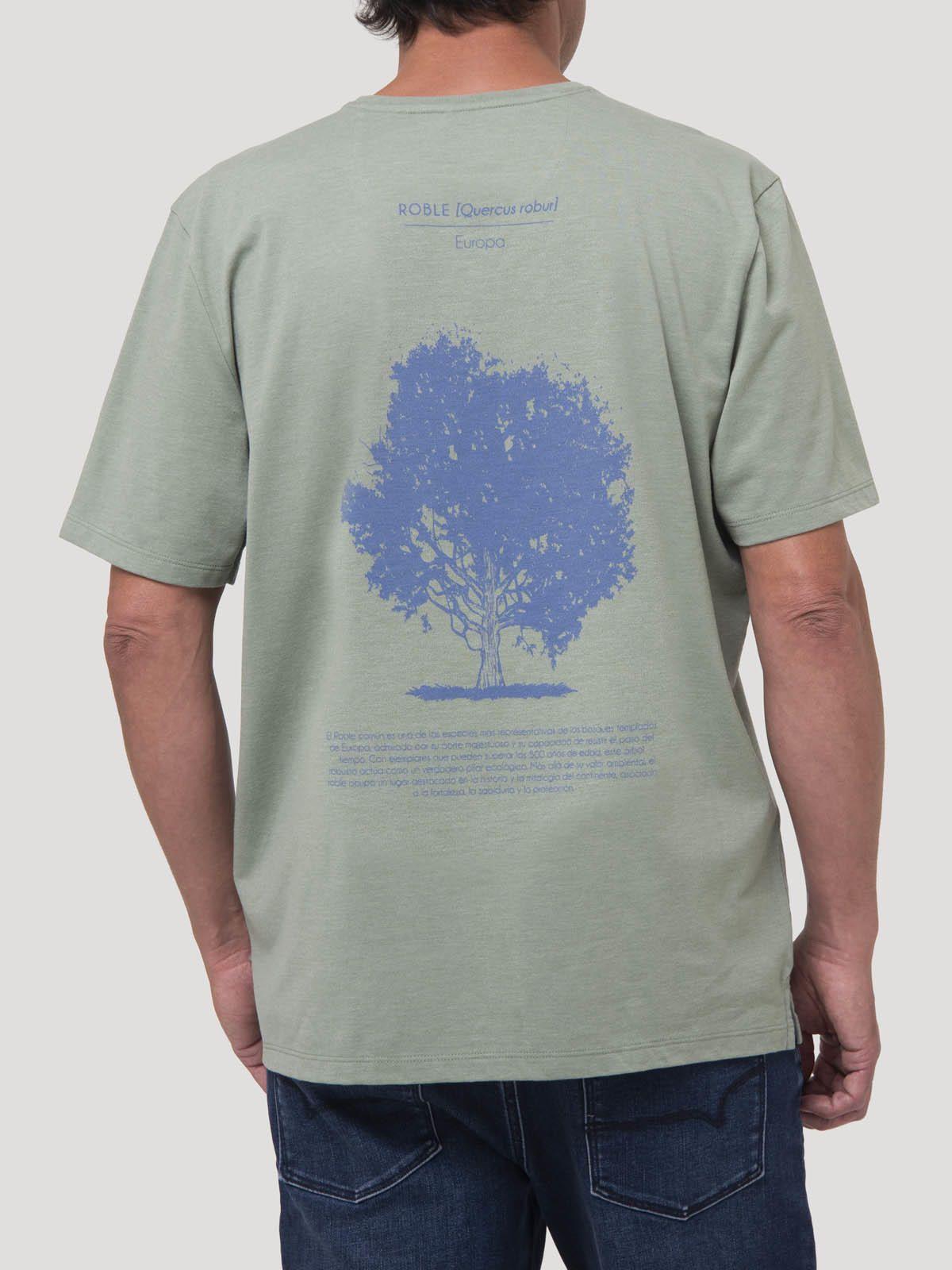 Polera Algodón Hombre Onetree Verde-5
