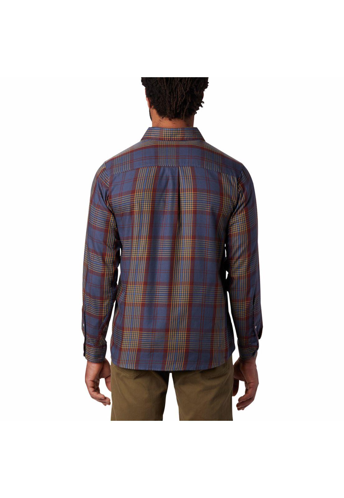 Camisa M/L Hombre Rogers Azul-2