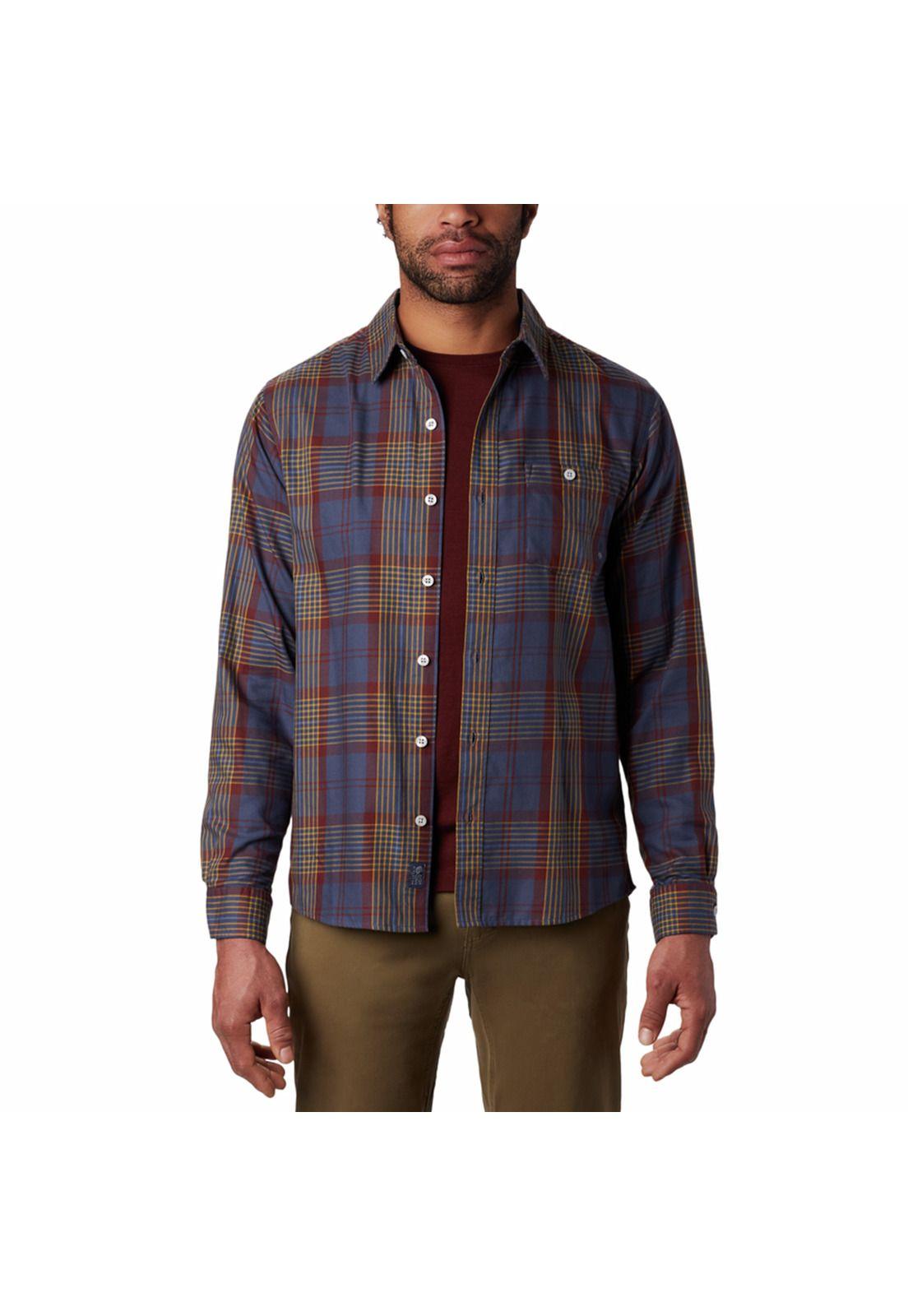 Camisa M/L Hombre Rogers Azul-3