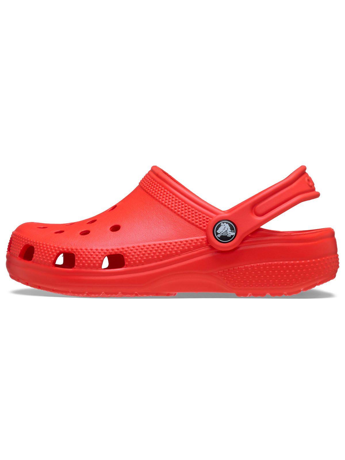 Zueco Crocs Niño Pequeño Classic Clog T Rojo Intenso-1