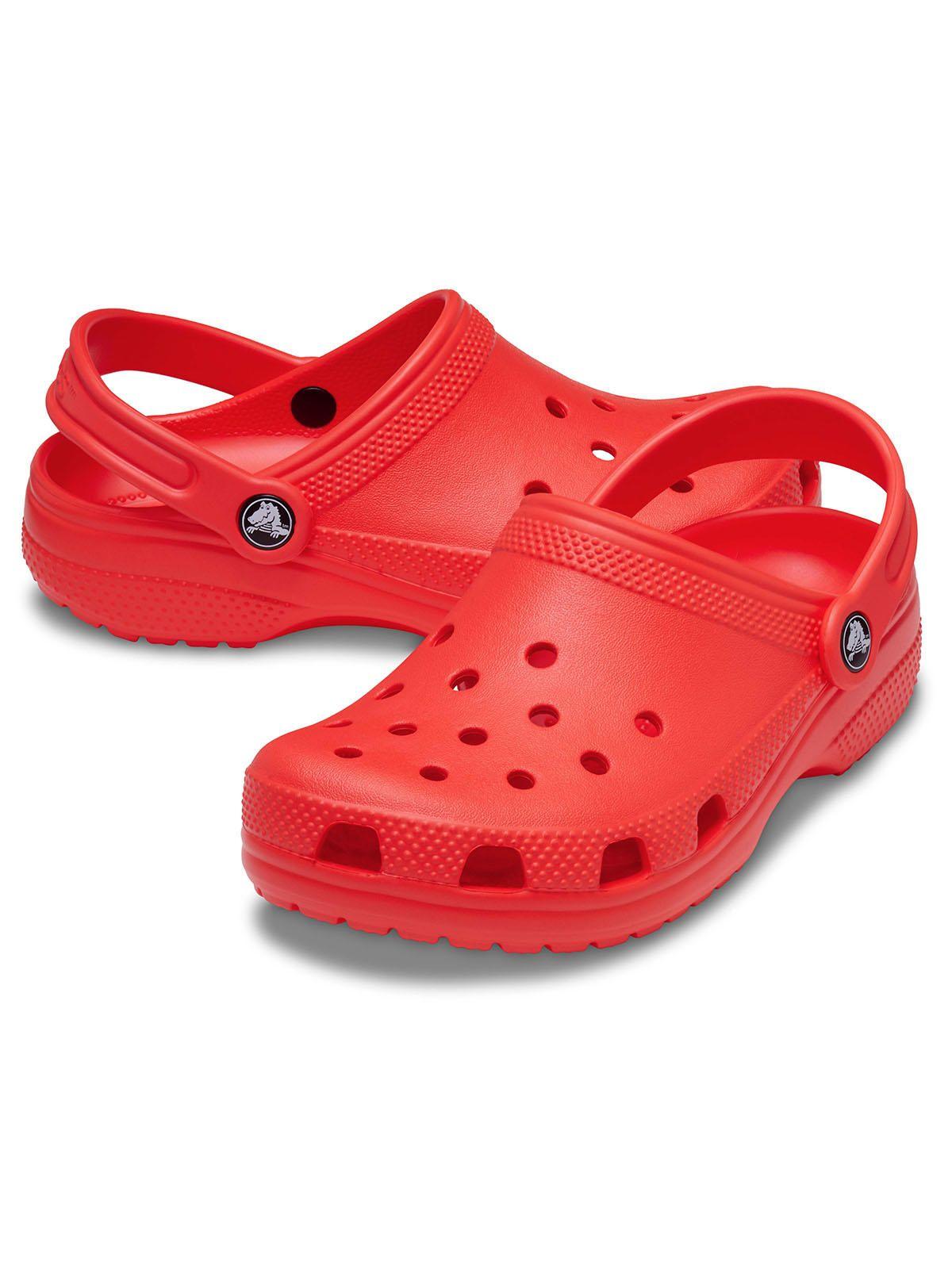 Zueco Crocs Niño Pequeño Classic Clog T Rojo Intenso-3