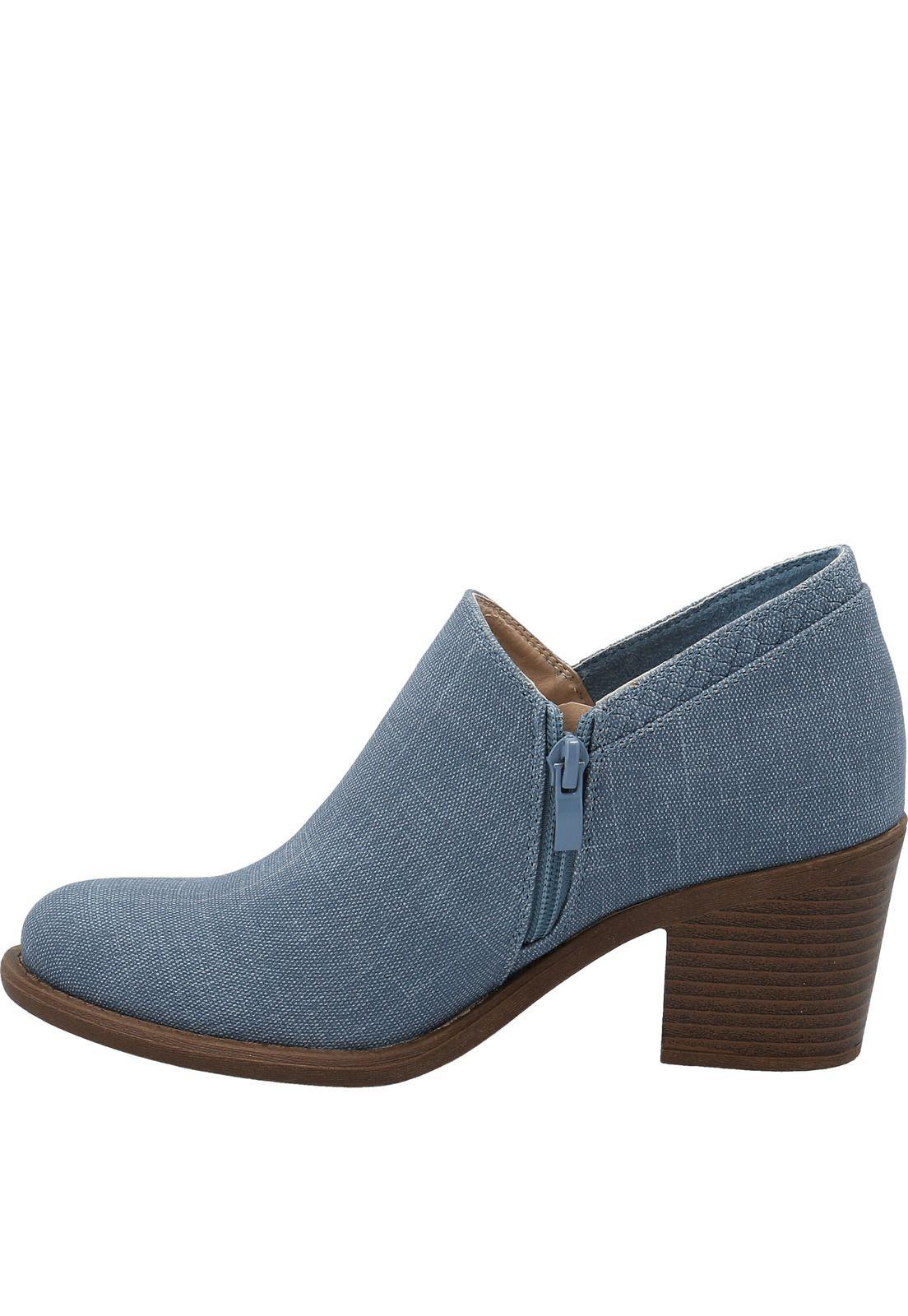 Botín Mujer Michelson Azul Claro-2