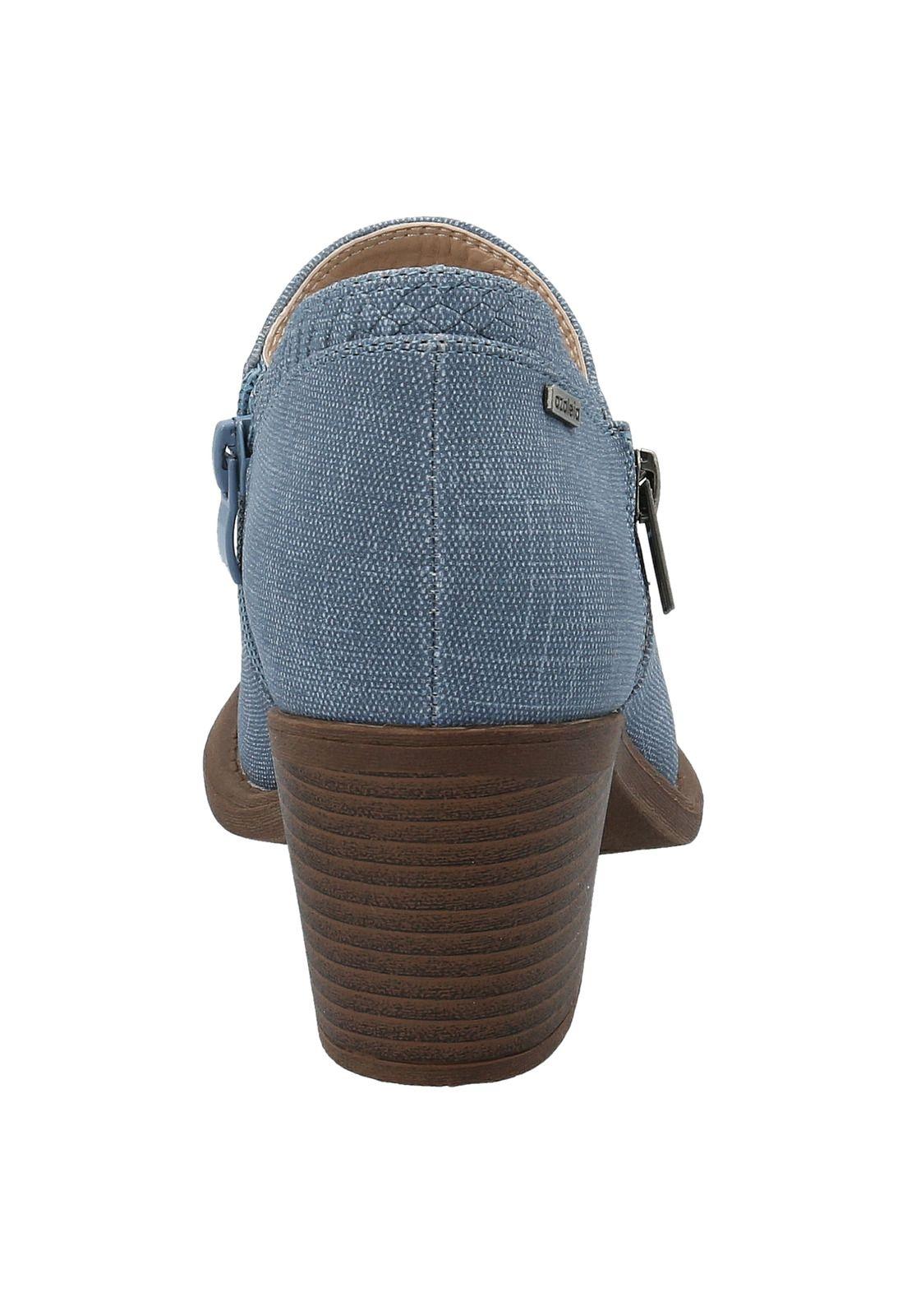 Botín Mujer Michelson Azul Claro-4