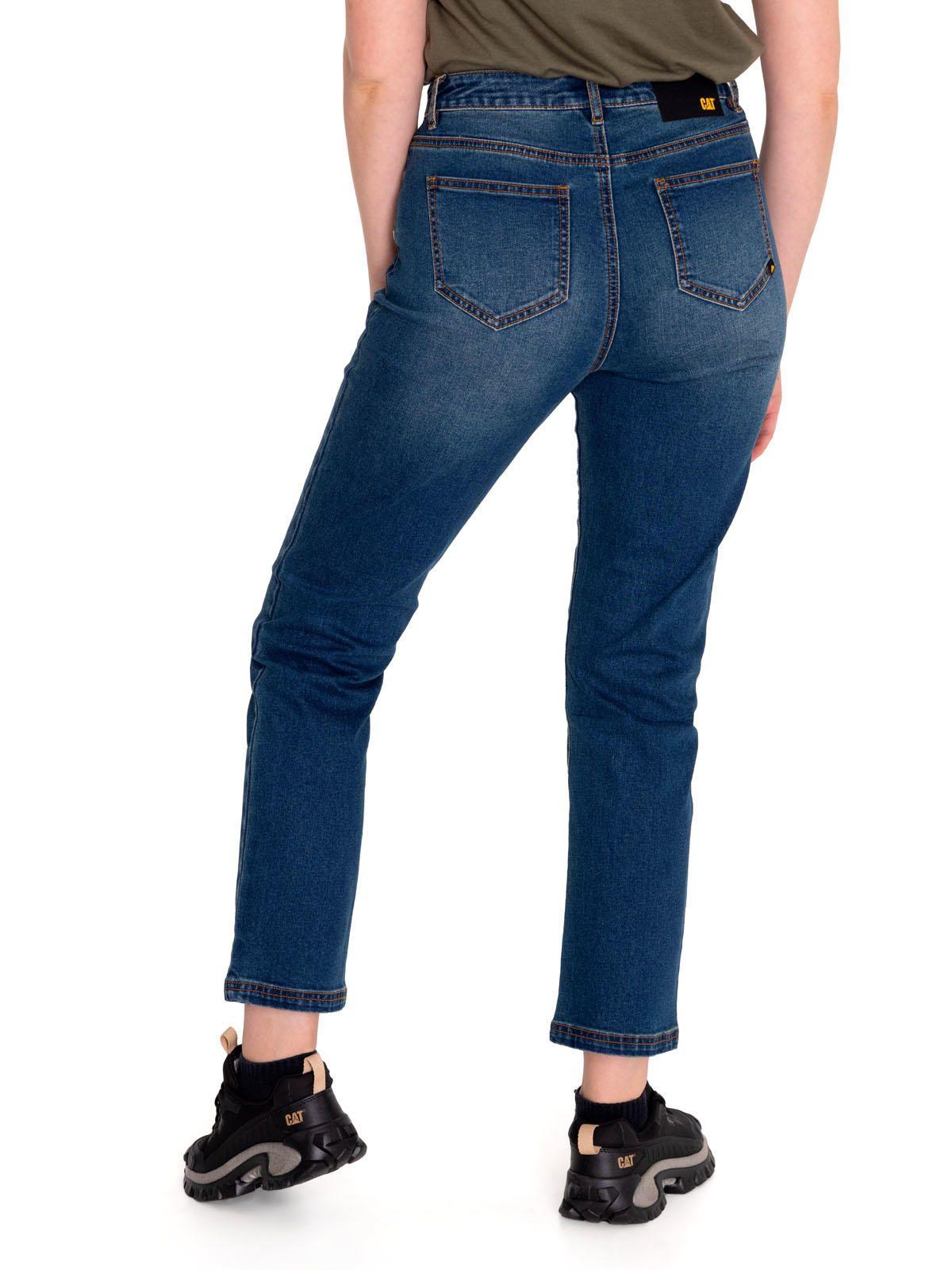 Jeans Mujer Triblend High-Rise Straight Azul-3