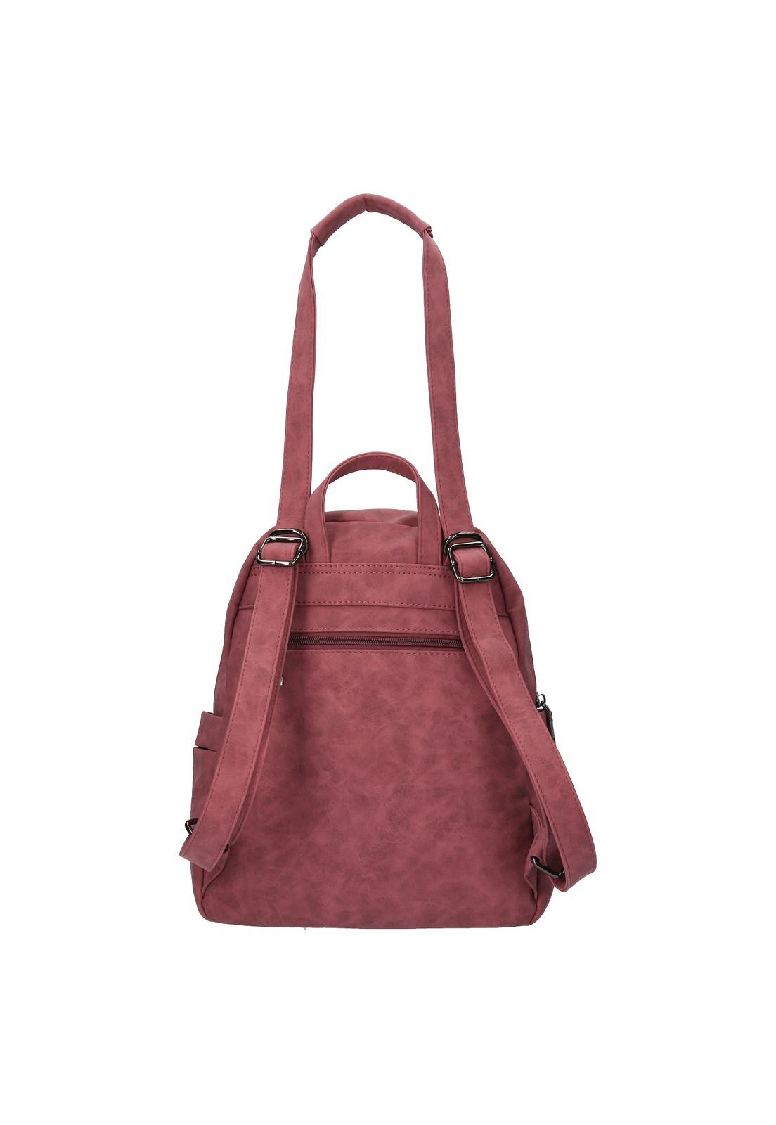 Mochila Mujer Foz Backbag Burdeo-3