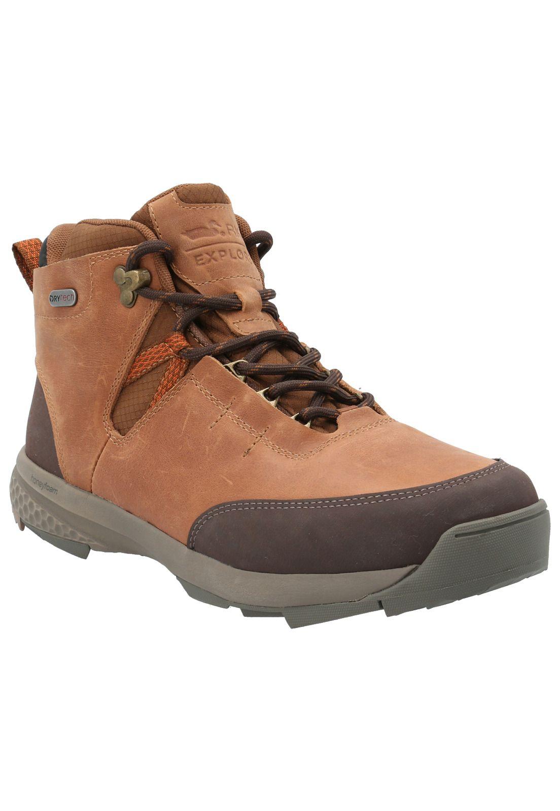 Botín Cuero Hombre Kamet Café-1