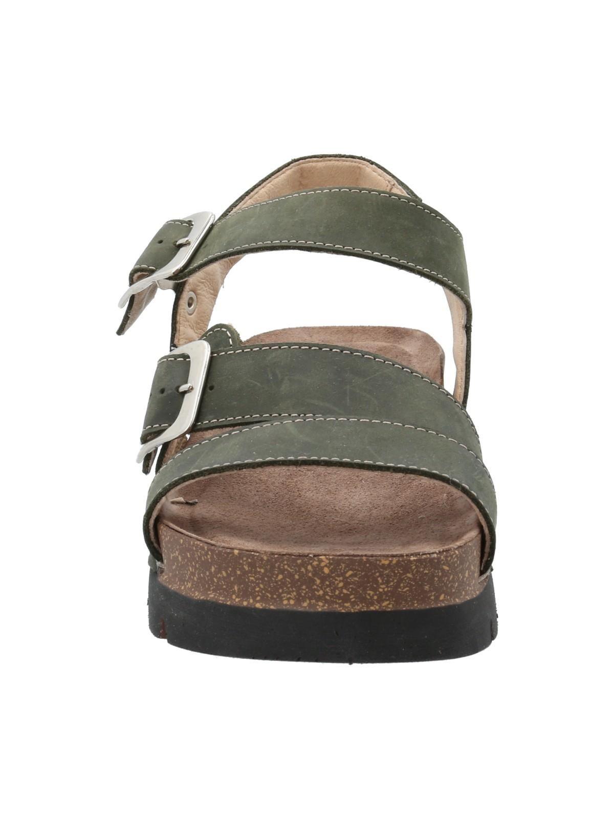 Sandalia Cuero Mujer Phoenix Verde-3